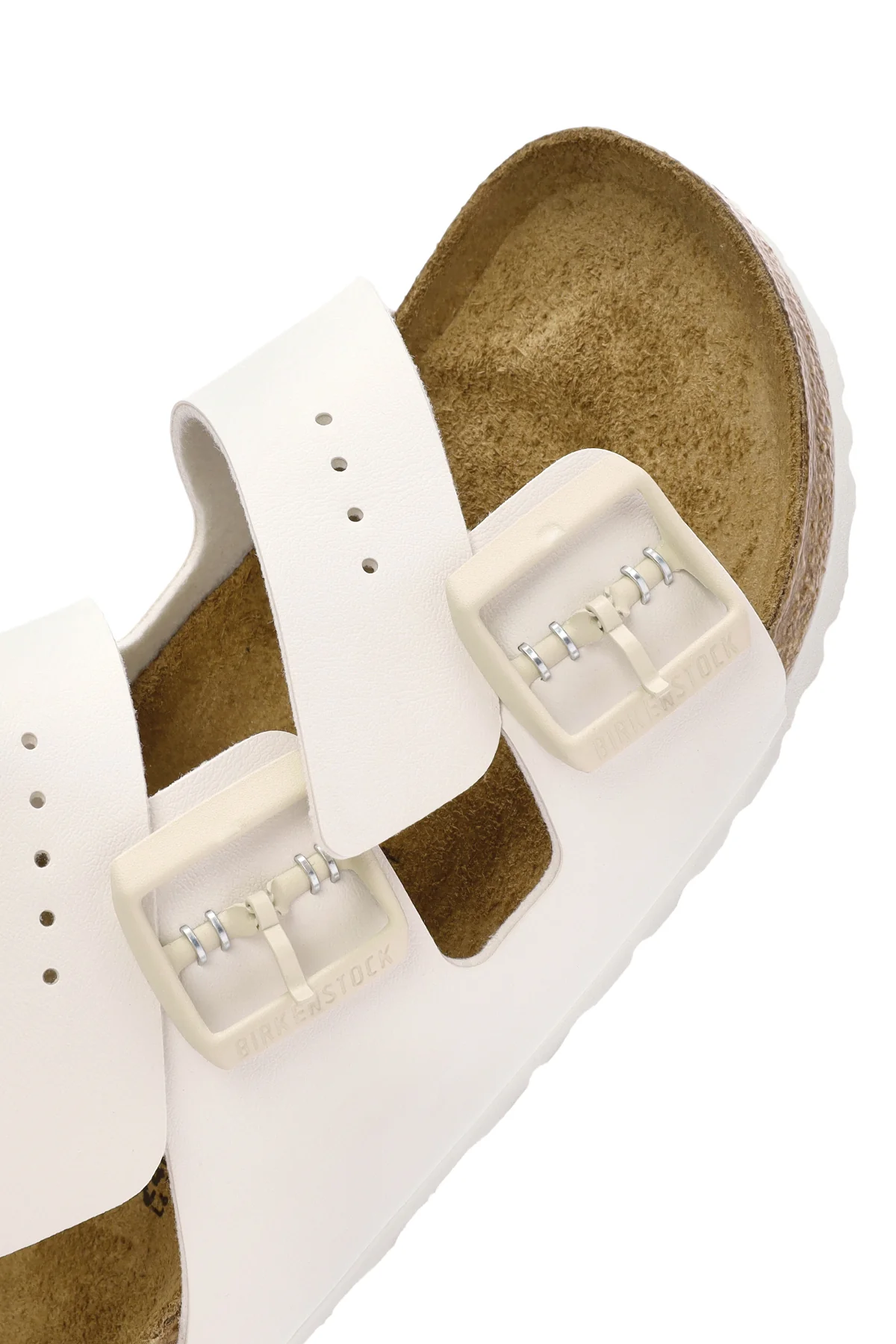 Birkenstock Kadın Beyaz Arizona Bf Çift Bantlı Terlik - Image 10