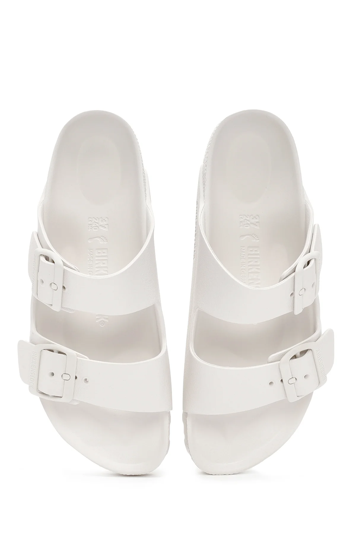 Birkenstock Kadın Beyaz Arizona Eva Çift Bantlı Terlik - Image 8