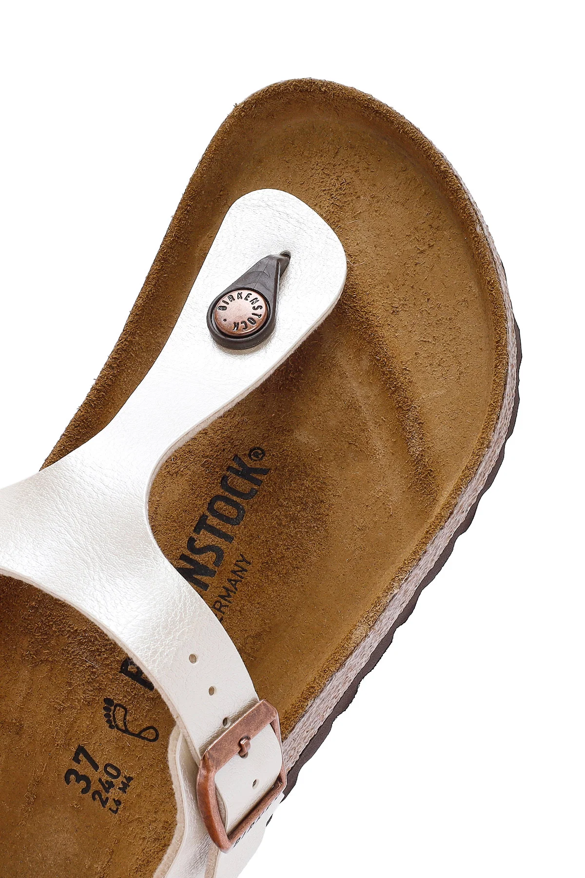 Birkenstock Kadın Beyaz Gizeh Bf Graceful Parmak Arası Terlik - Image 11