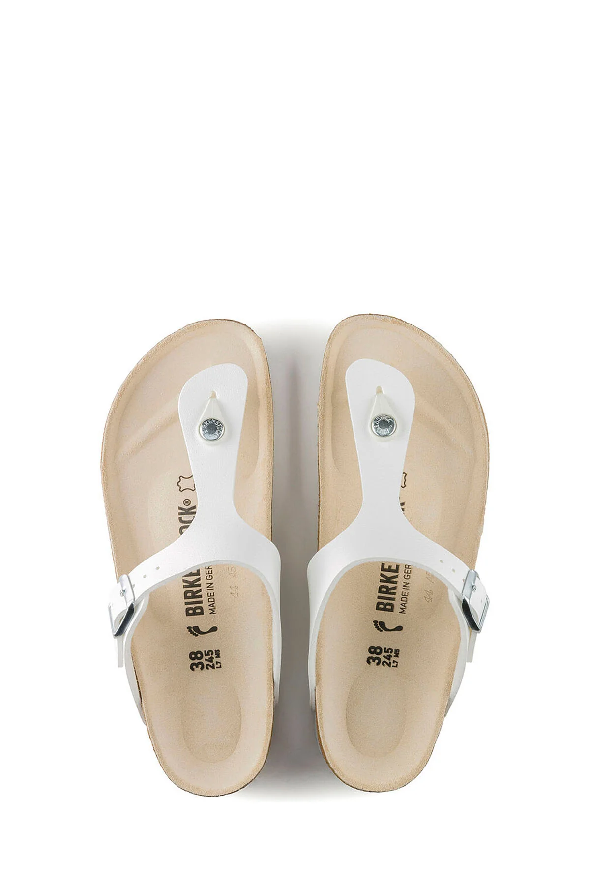 Birkenstock Kadın Beyaz Gizeh Bf Parmak Arası Terlik - Image 5