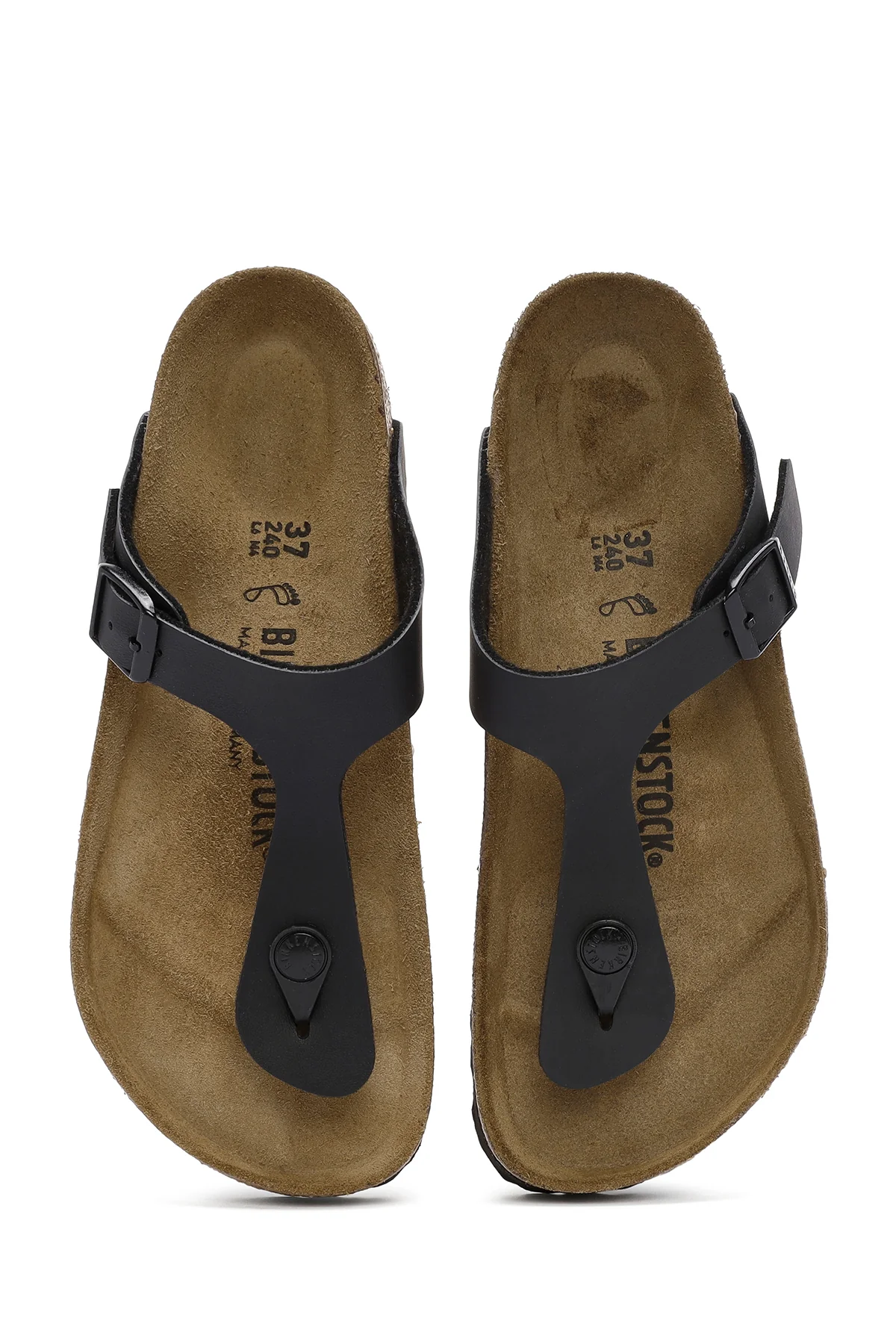 Birkenstock Kadın Siyah Parmak Arası Gizeh Bf Terlik - Image 7