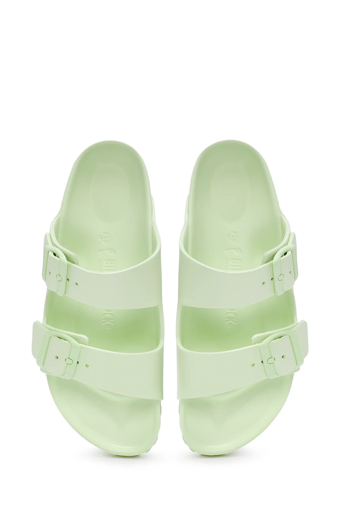 Birkenstock Kadın Yeşil Arizona Eva Çift Tokalı Terlik - Image 7