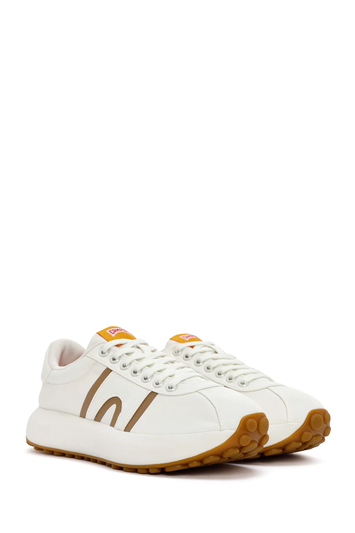 Camper Erkek Beyaz Pelotas Athens Bağcıklı Kumaş Sneaker - Image 3