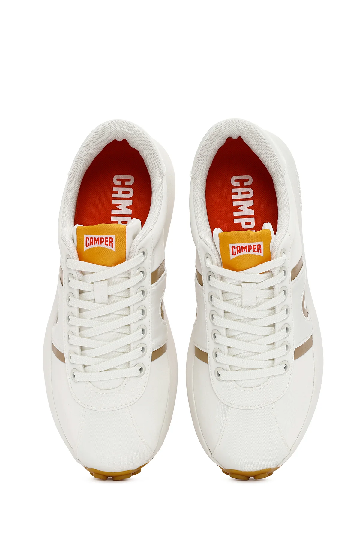 Camper Erkek Beyaz Pelotas Athens Bağcıklı Kumaş Sneaker - Image 7