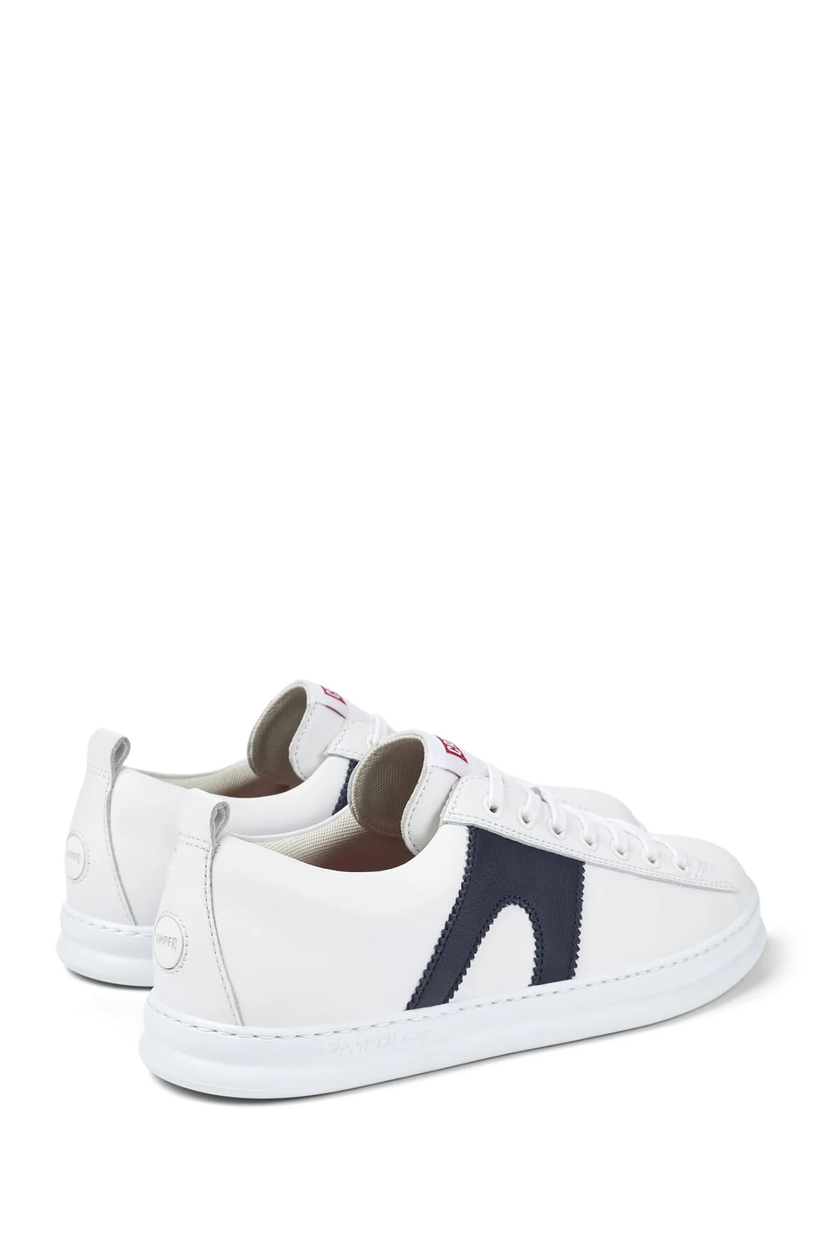 Camper Erkek Beyaz Runner Bağcıklı Deri Sneaker - Image 2