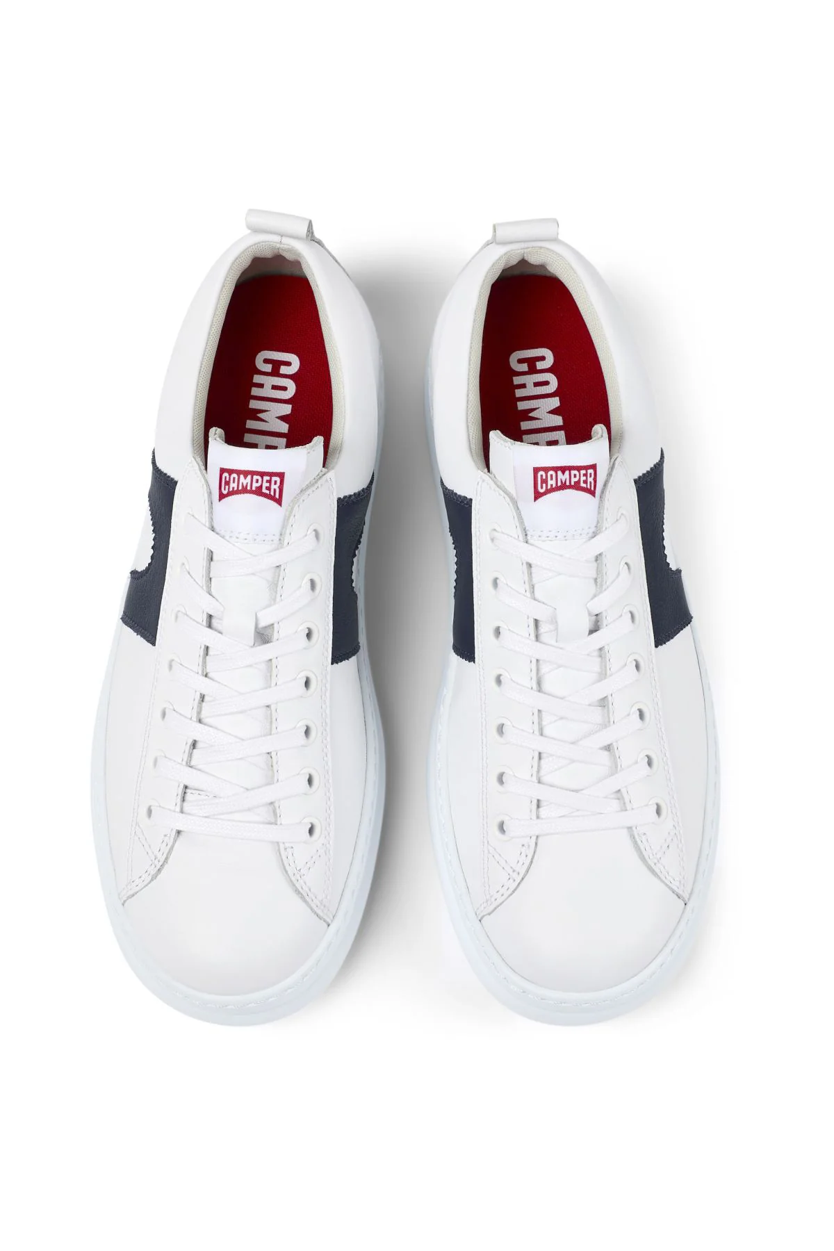 Camper Erkek Beyaz Runner Bağcıklı Deri Sneaker - Image 4