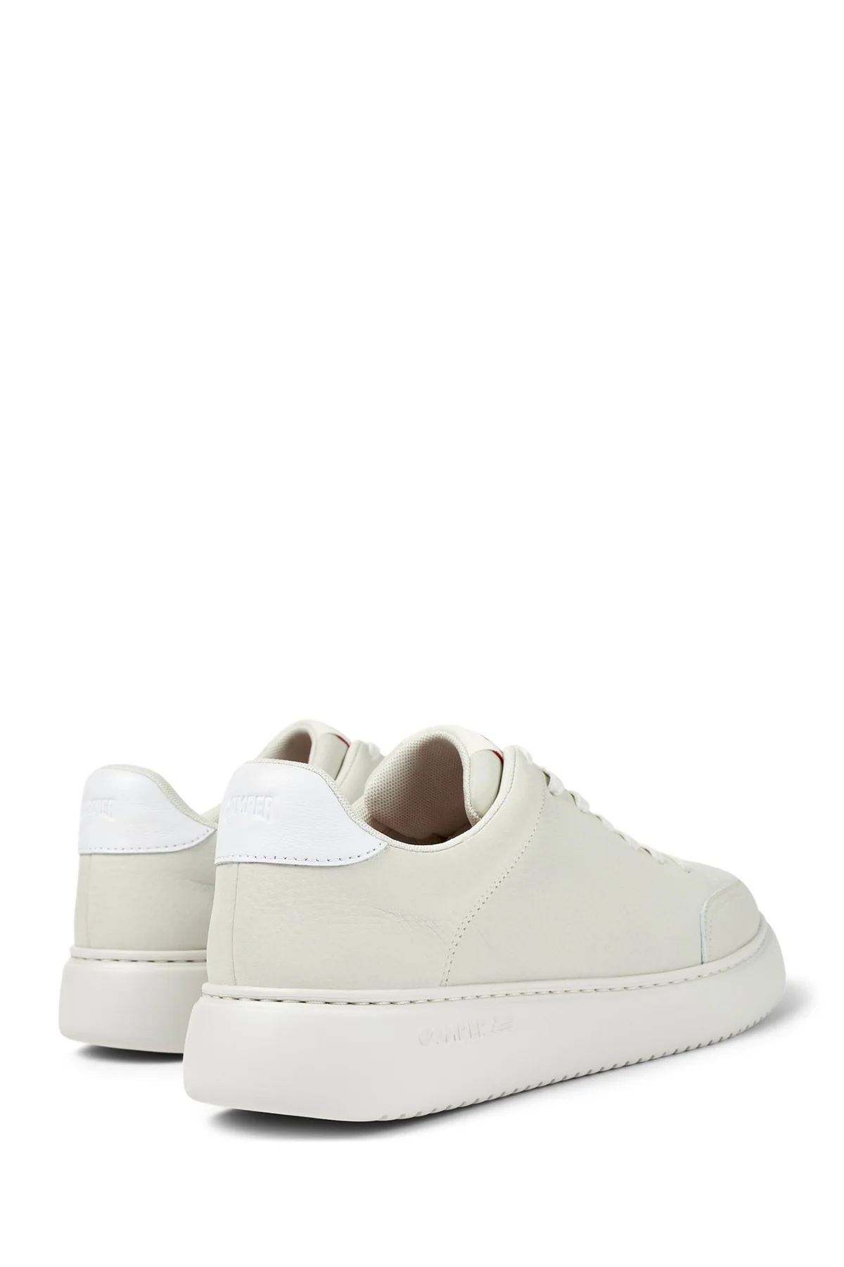 Camper Erkek Beyaz Runner Deri Sneaker - Image 3