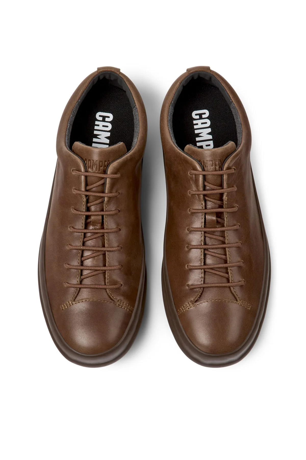 Camper Erkek Kahverengi Chasis Sport Deri Casual Ayakkabı - Image 4