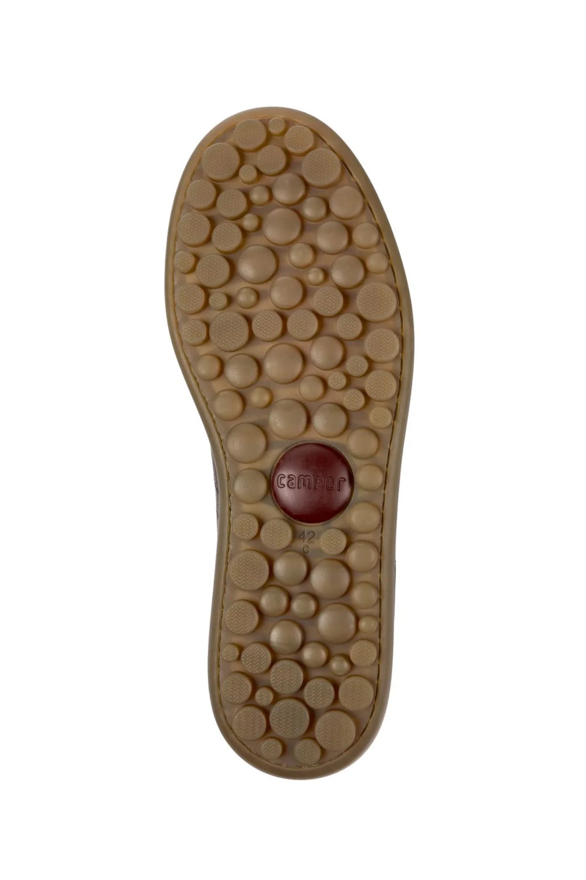 Camper Erkek Kahverengi Pelotas Ariel Deri Sneaker - Image 5