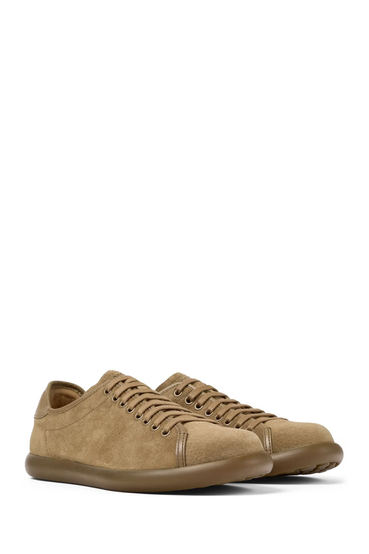 Camper Erkek Kahverengi Pelotas Soller Bağcıklı Deri Sneaker - Image 2