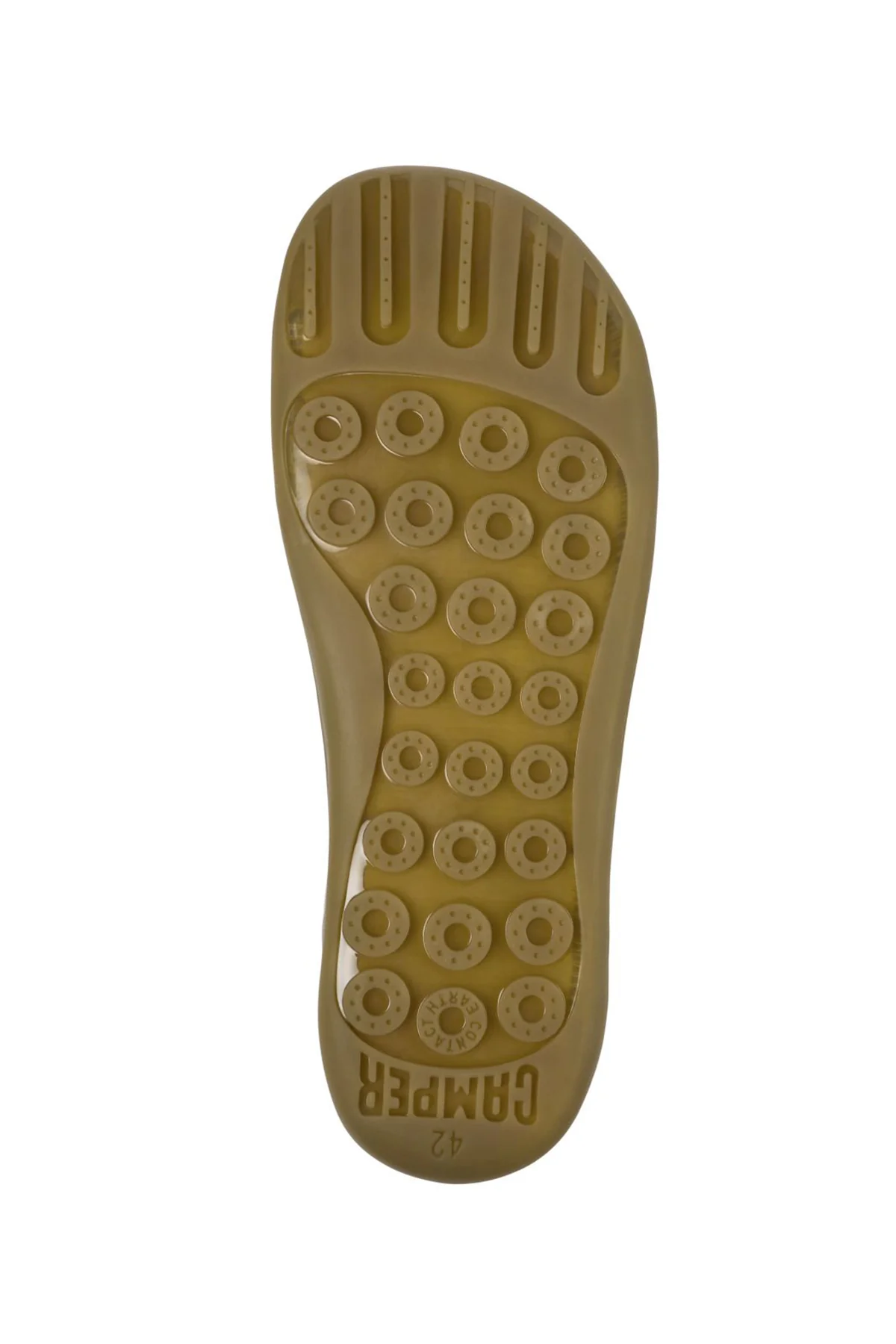 Camper Erkek Kahverengi Peu Bağcıklı Deri Casual Sneaker - Image 5