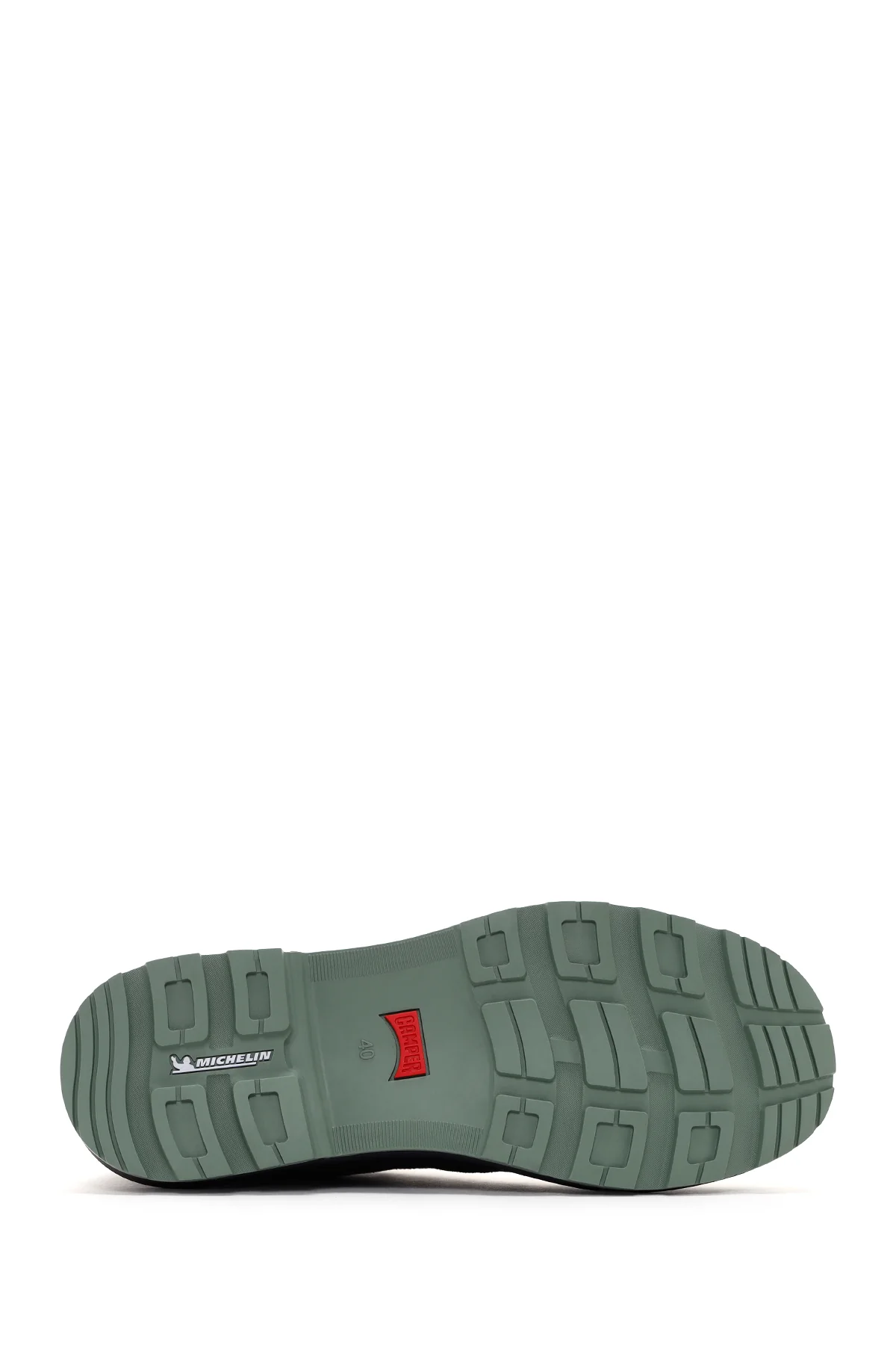 Camper Erkek Koyu Gri Brutus Trek Michelin Nubuk Deri Casual Ayakkabı - Image 4