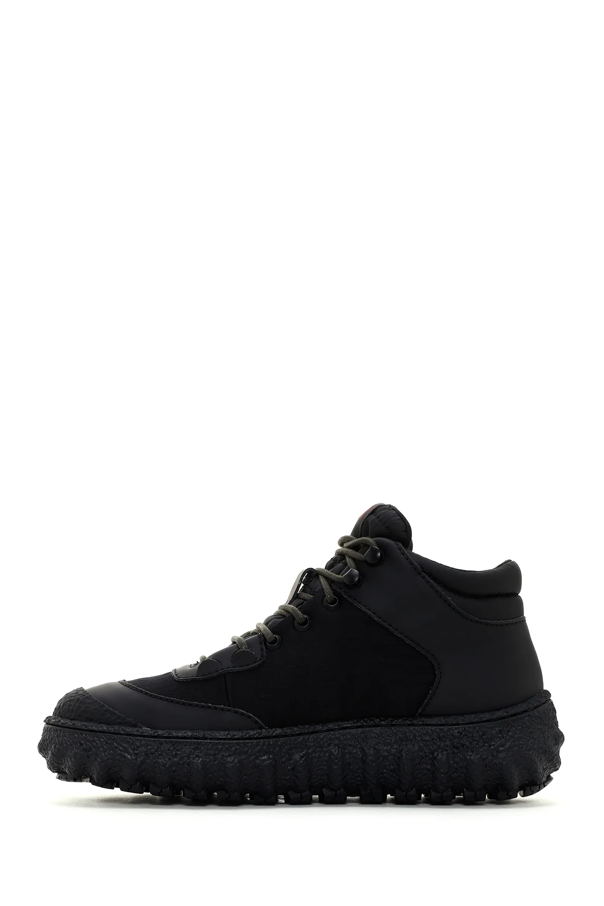 Camper Erkek Siyah Ground Michelin Deri Sneaker Bot - Image 2