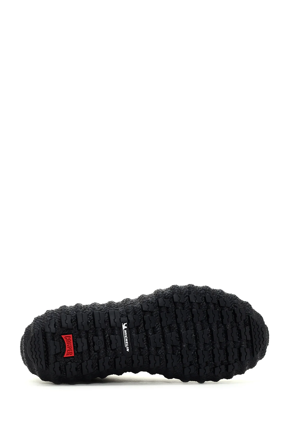 Camper Erkek Siyah Ground Michelin Deri Sneaker Bot - Image 4