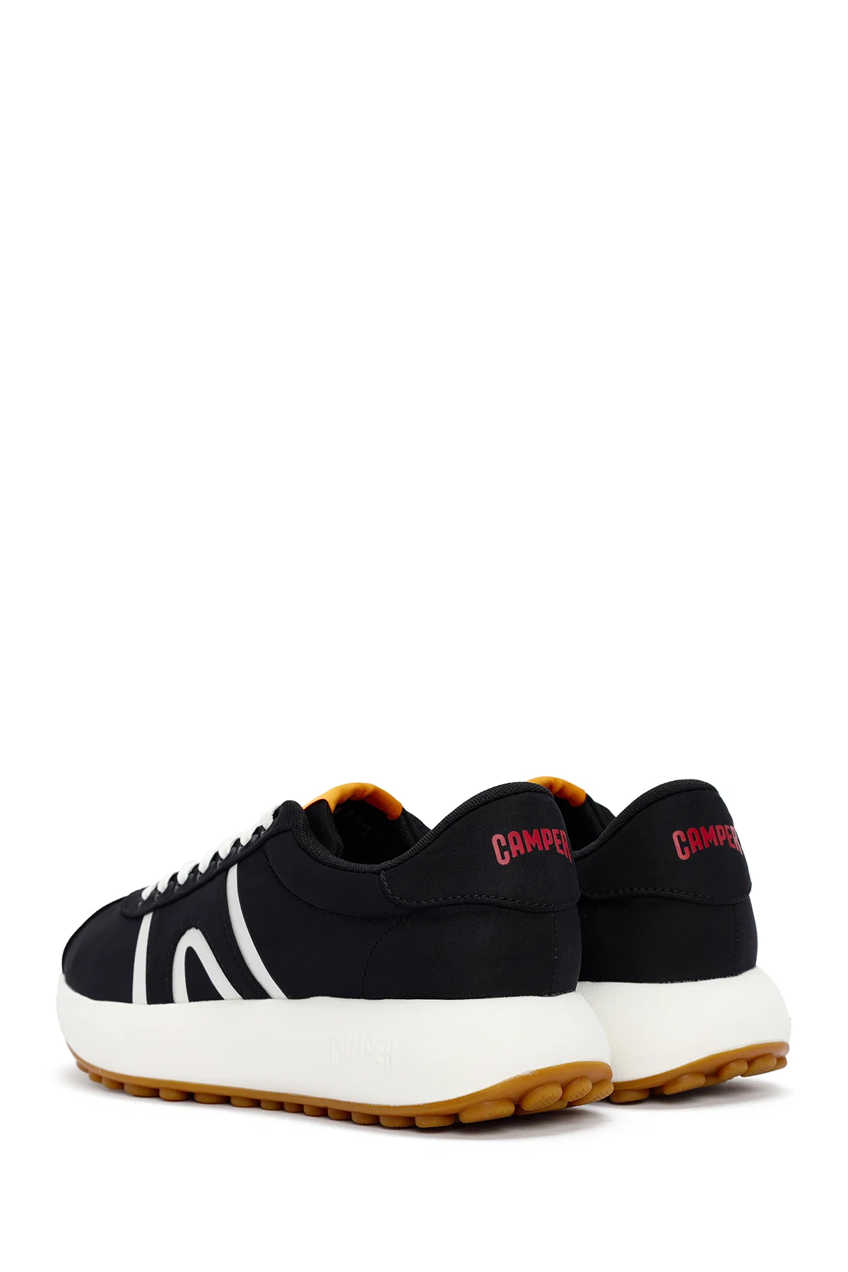 Camper Erkek Siyah Pelotas Athens Bağcıklı Kumaş Sneaker - Image 5