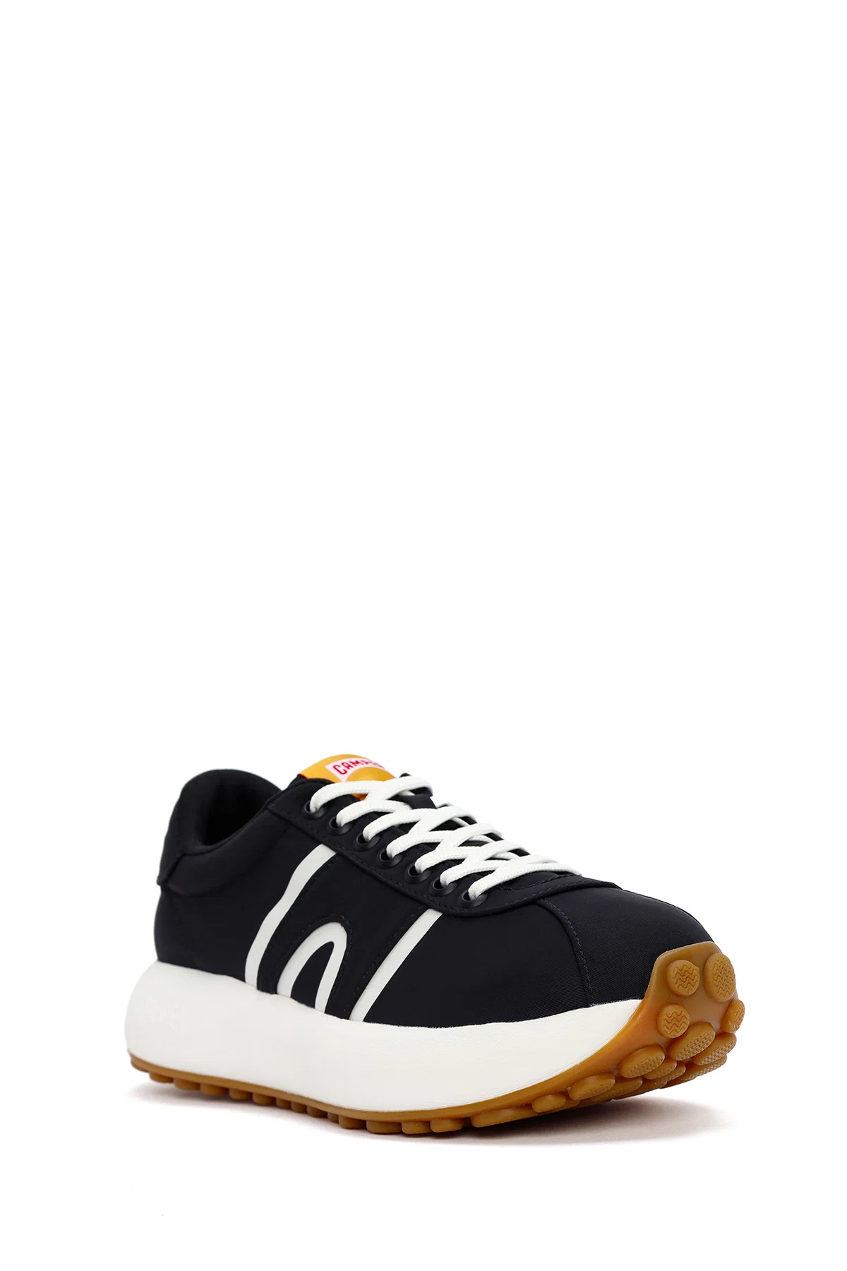 Camper Erkek Siyah Pelotas Athens Bağcıklı Kumaş Sneaker - Image 6