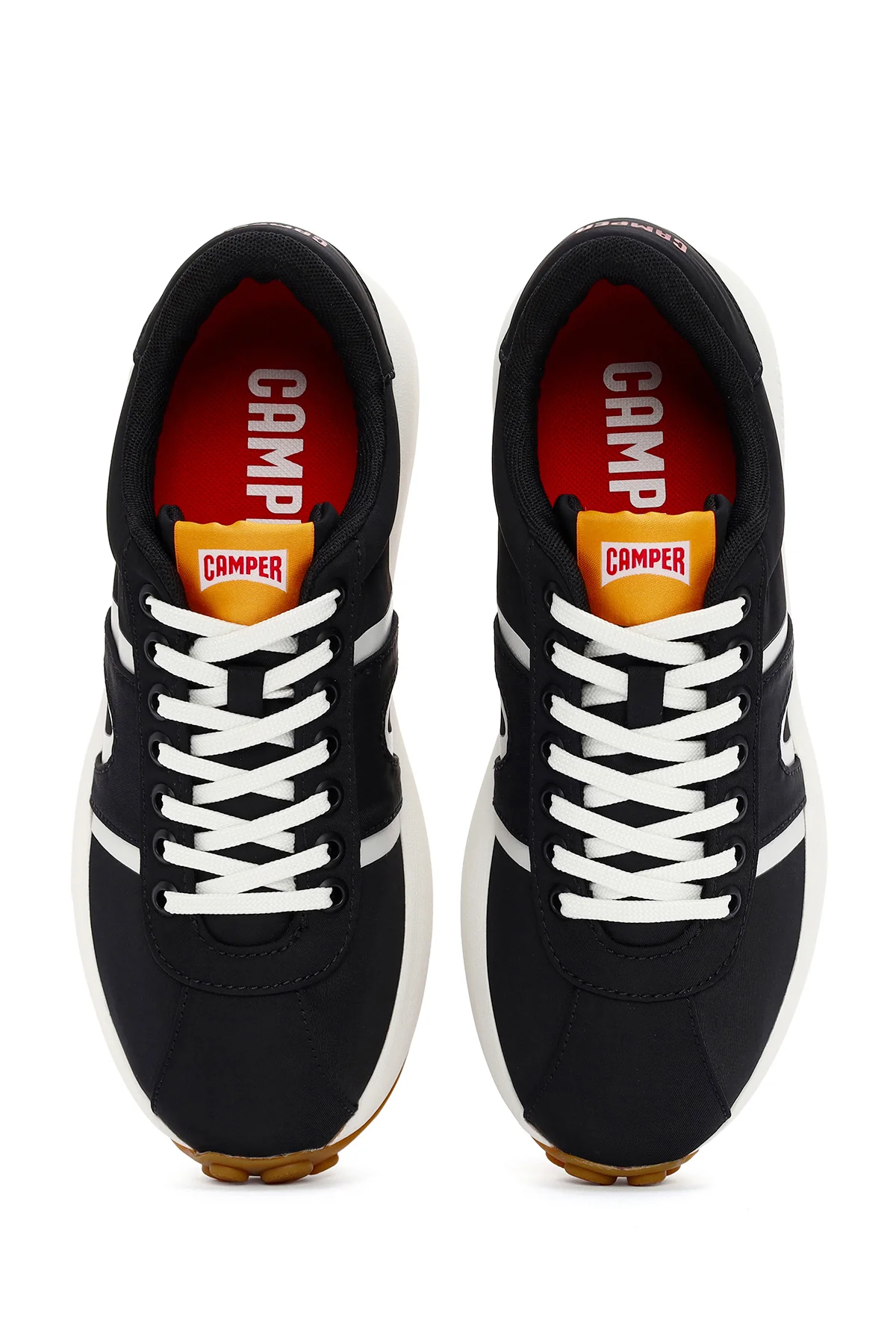 Camper Erkek Siyah Pelotas Athens Bağcıklı Kumaş Sneaker - Image 7