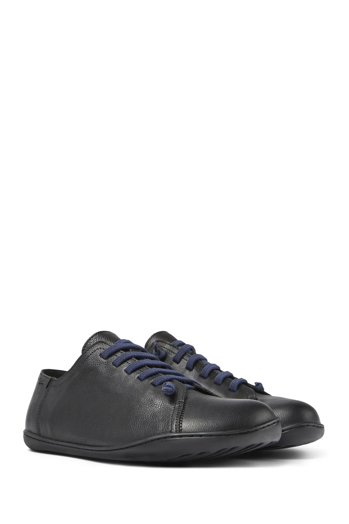 Camper Erkek Siyah Peu Bağcıklı Deri Casual Sneaker - Image 2