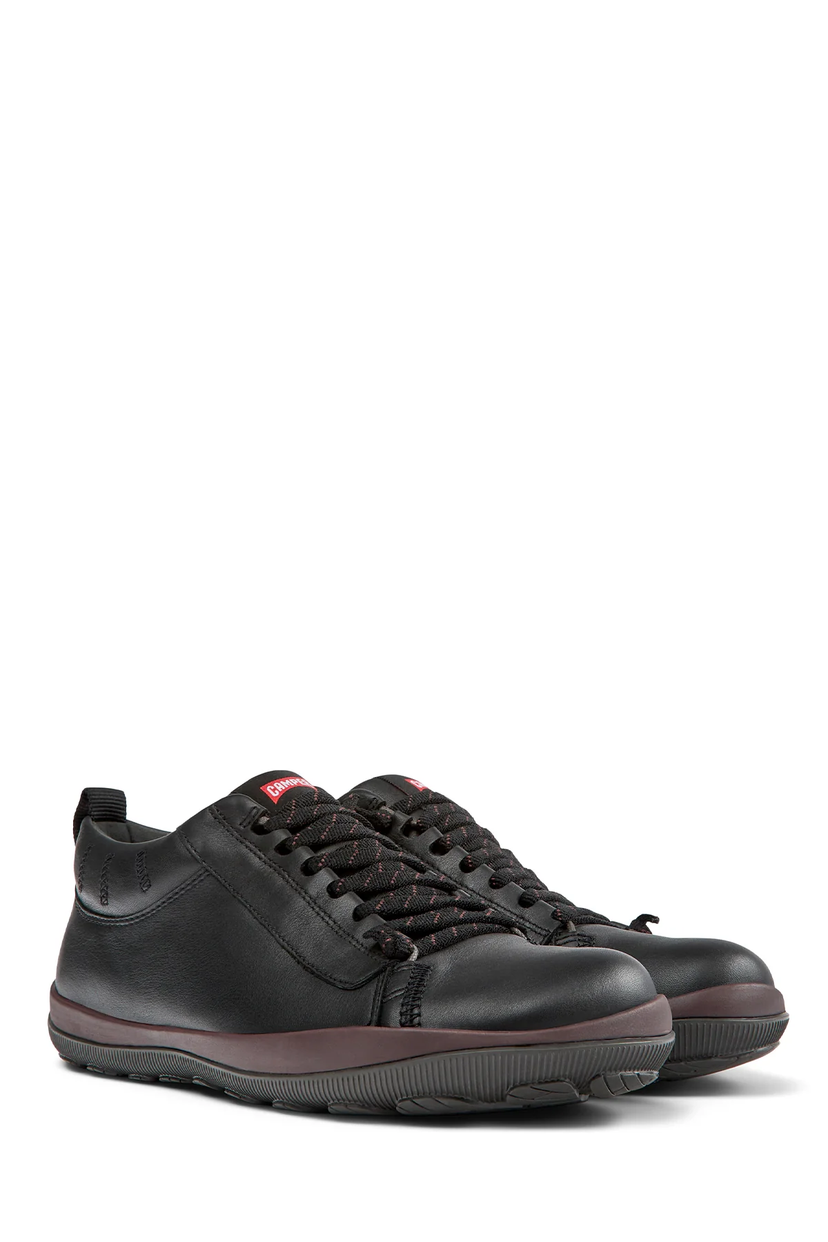 Camper Erkek Siyah Peu Pista Gm Nubuk Deri Sneaker - Image 2