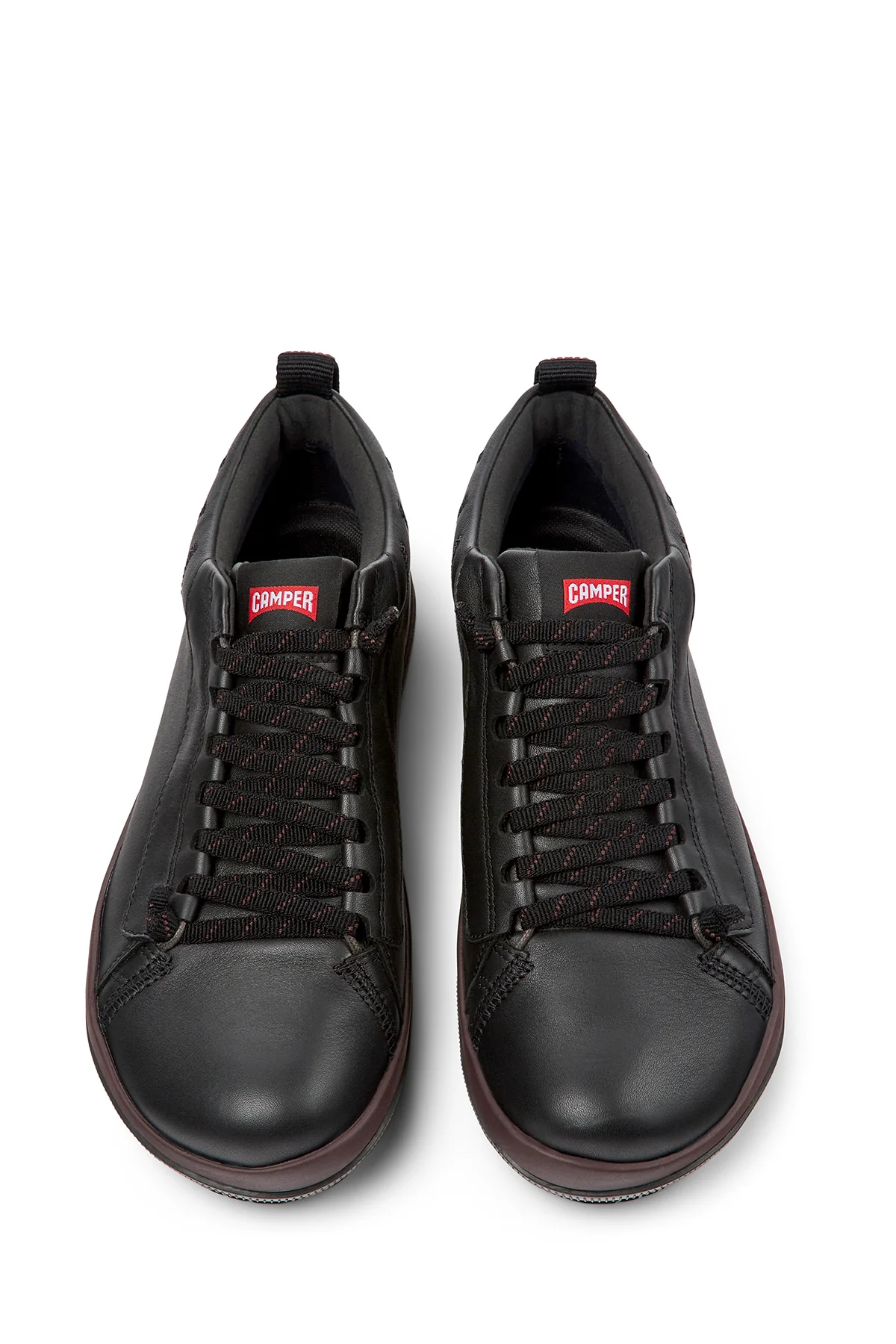 Camper Erkek Siyah Peu Pista Gm Nubuk Deri Sneaker - Image 4