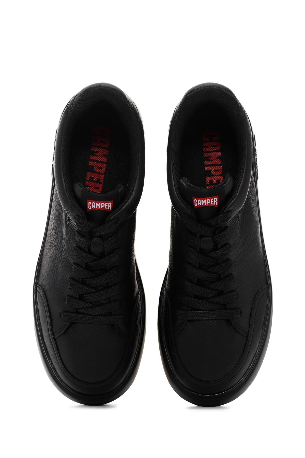 Camper Erkek Siyah Runner Deri Sneaker - Image 6