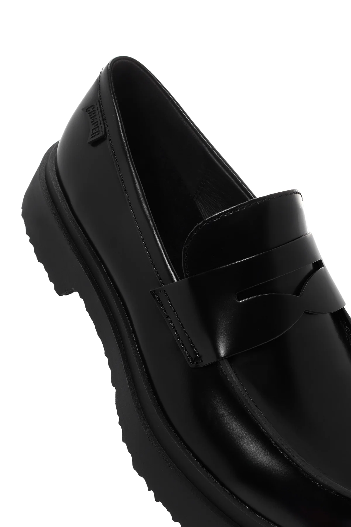Camper Erkek Siyah Walden Deri Casual Loafer - Image 10