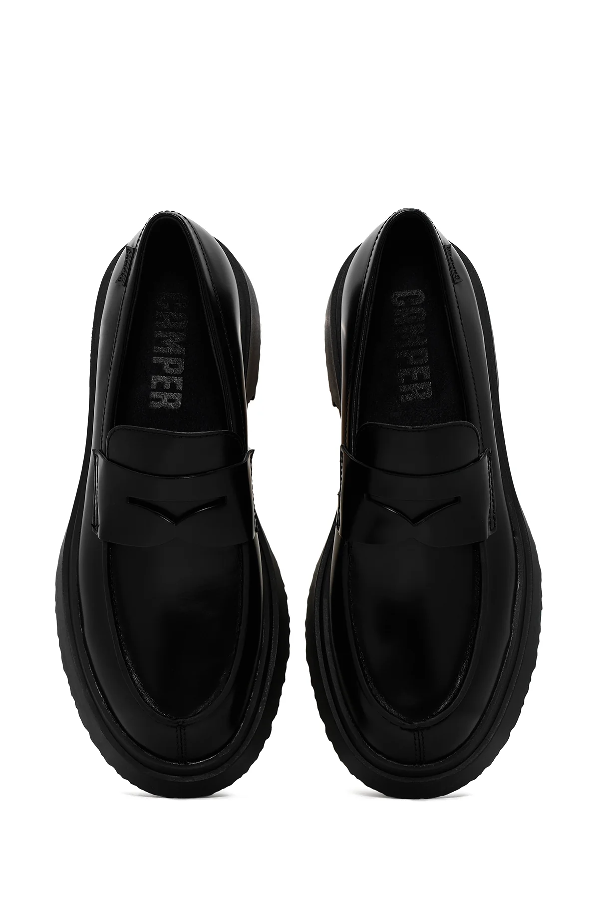 Camper Erkek Siyah Walden Deri Casual Loafer - Image 6
