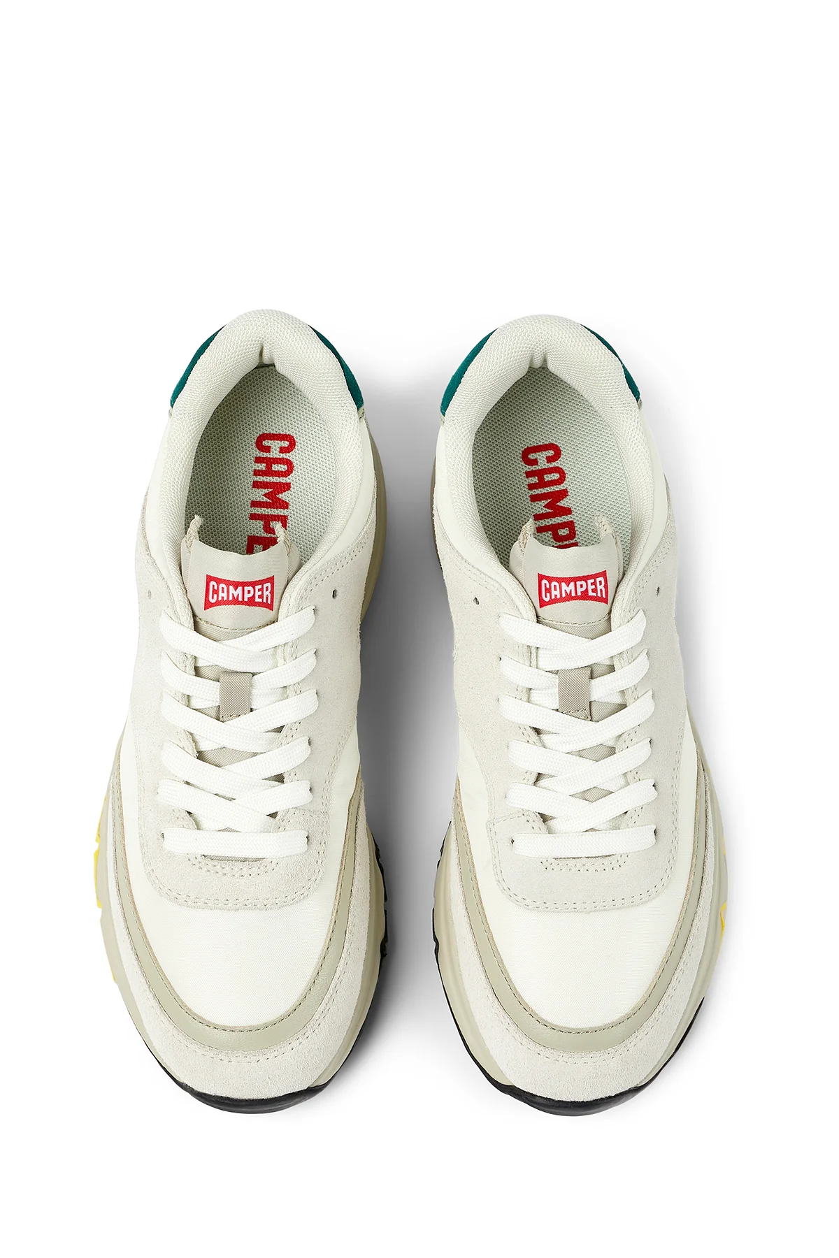 Camper Kadın Bej Drift Deri Sneaker - Image 4
