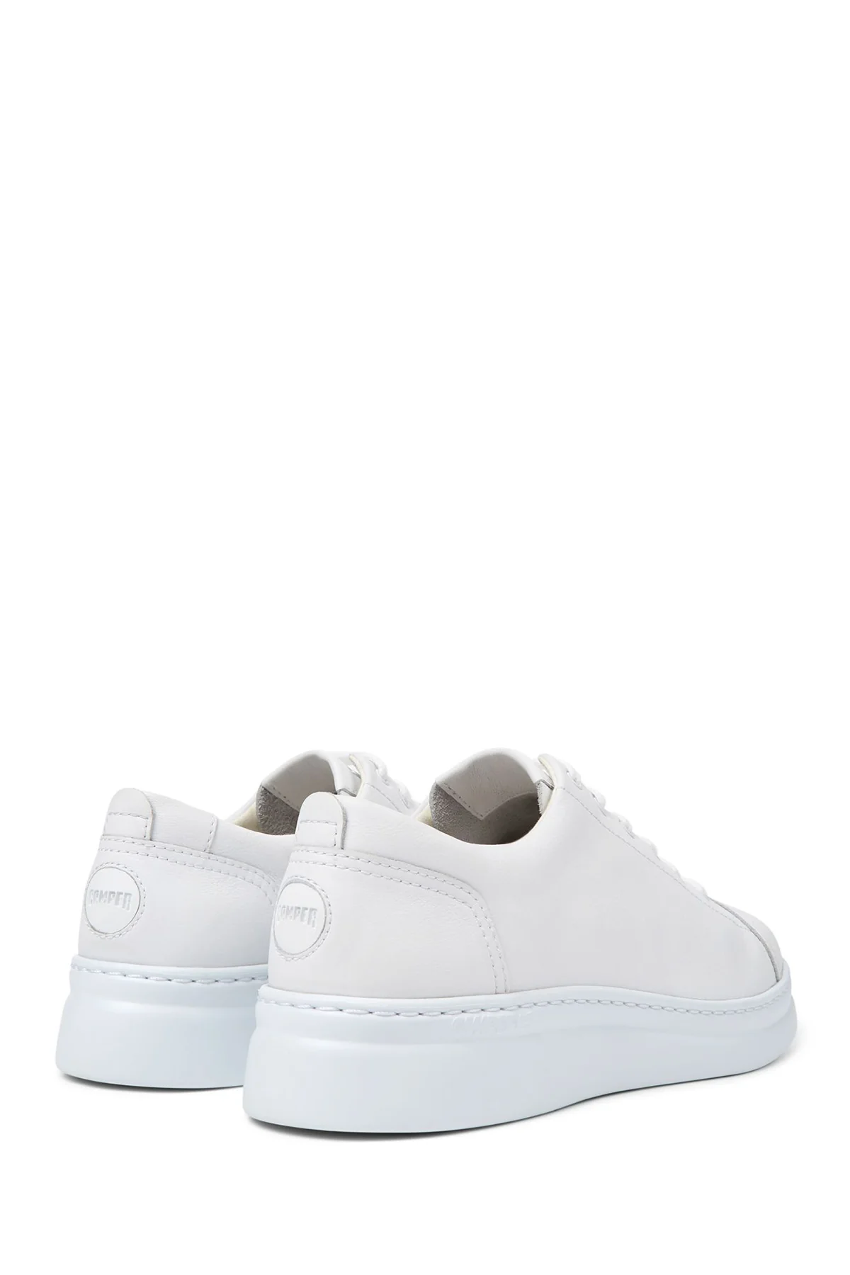 Camper Kadın Beyaz Runner Up Deri Sneaker - Image 3