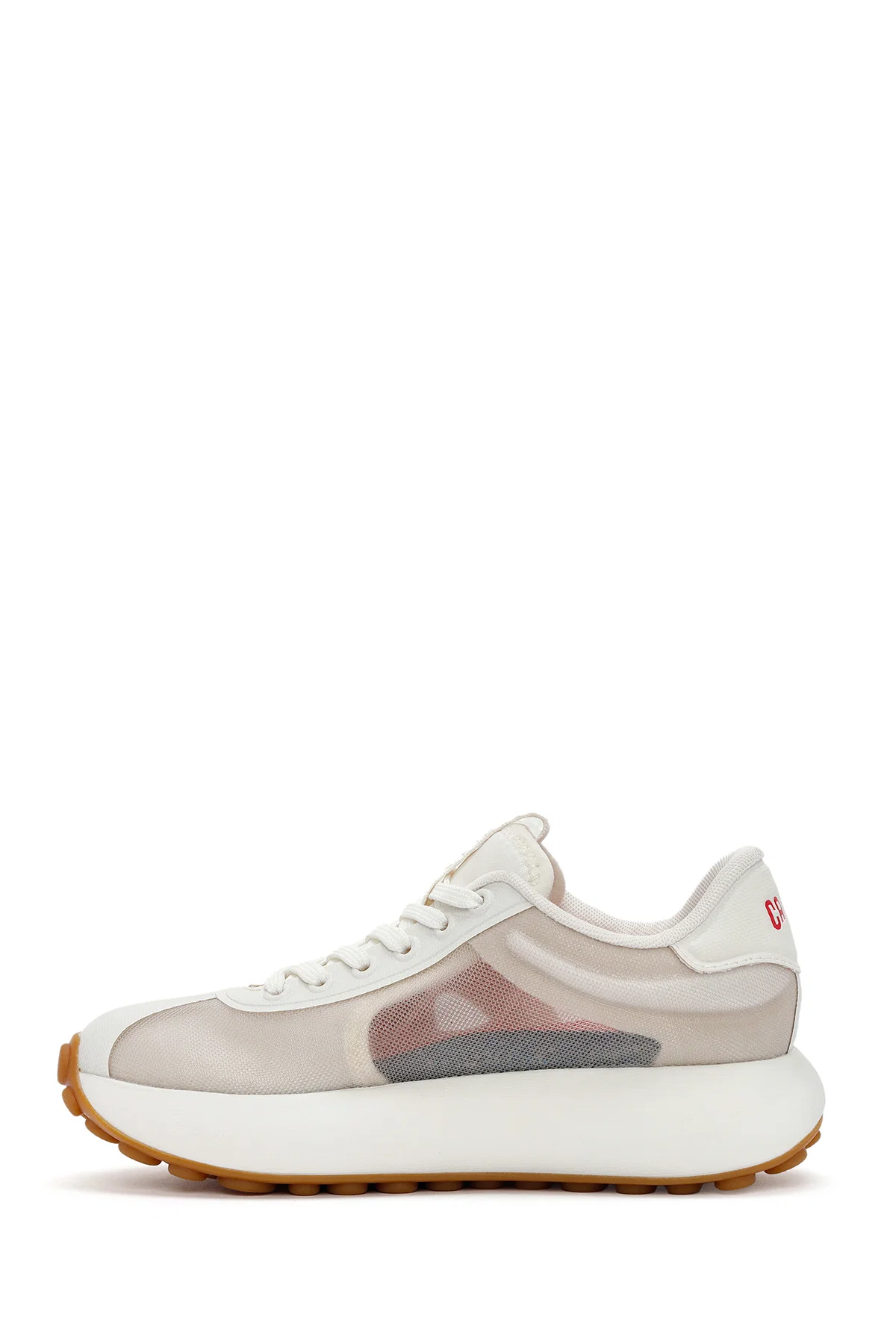 Camper Kadın Gri Pelotas Athens Bağcıklı Sneaker - Image 2