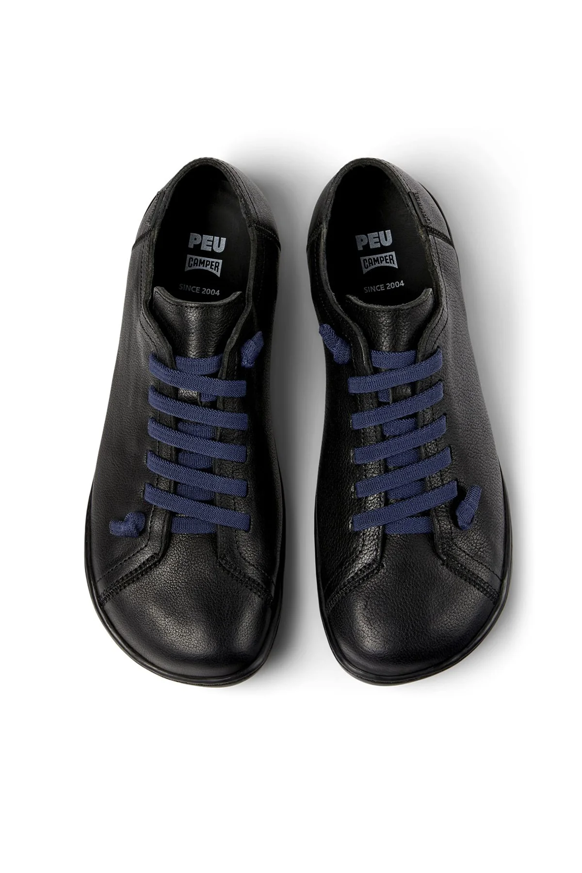 Camper Kadın Siyah Peu Bağcıklı Deri Sneaker - Image 4