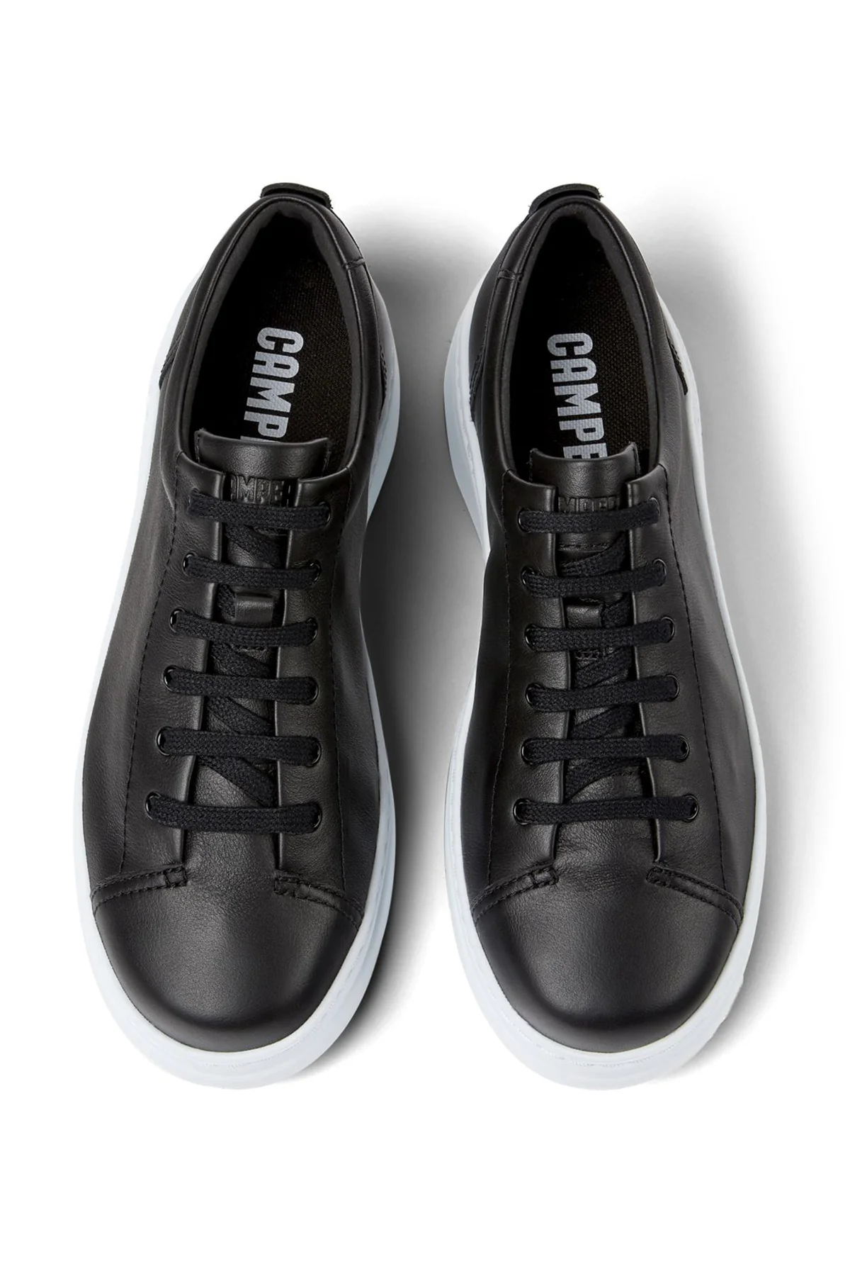 Camper Kadın Siyah Runner Up Deri Sneaker - Image 4