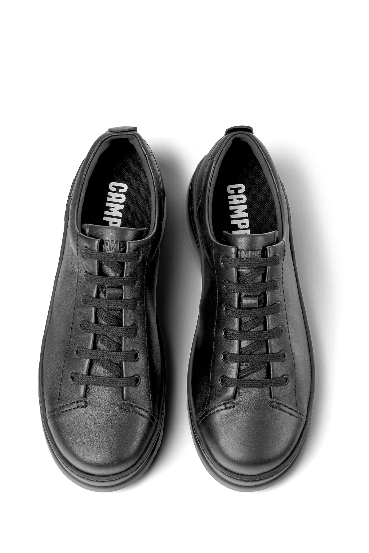 Camper Kadın Siyah Runner Up Deri Sneaker - Image 4