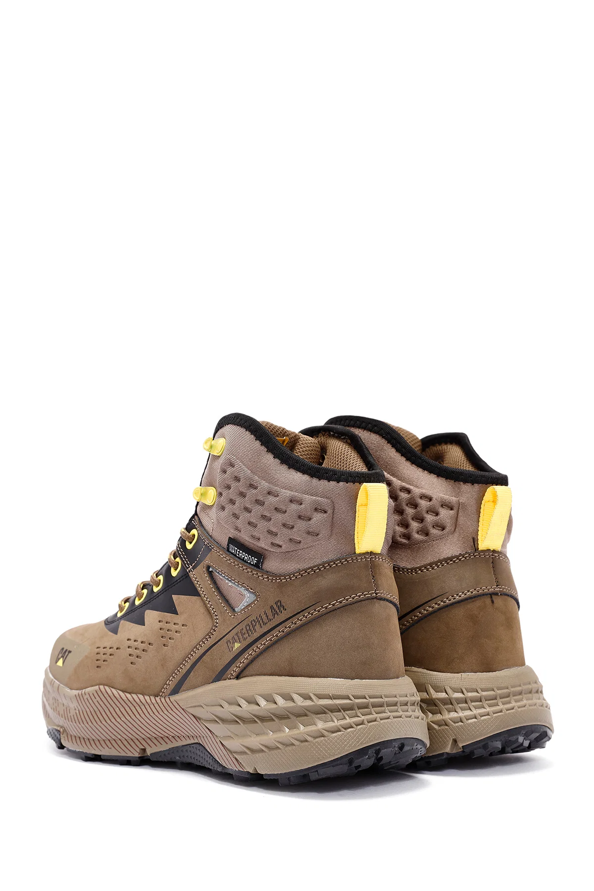 Cat Caterpillar Erkek Vizon Deri Waterproof Outdoor Bot - Image 5