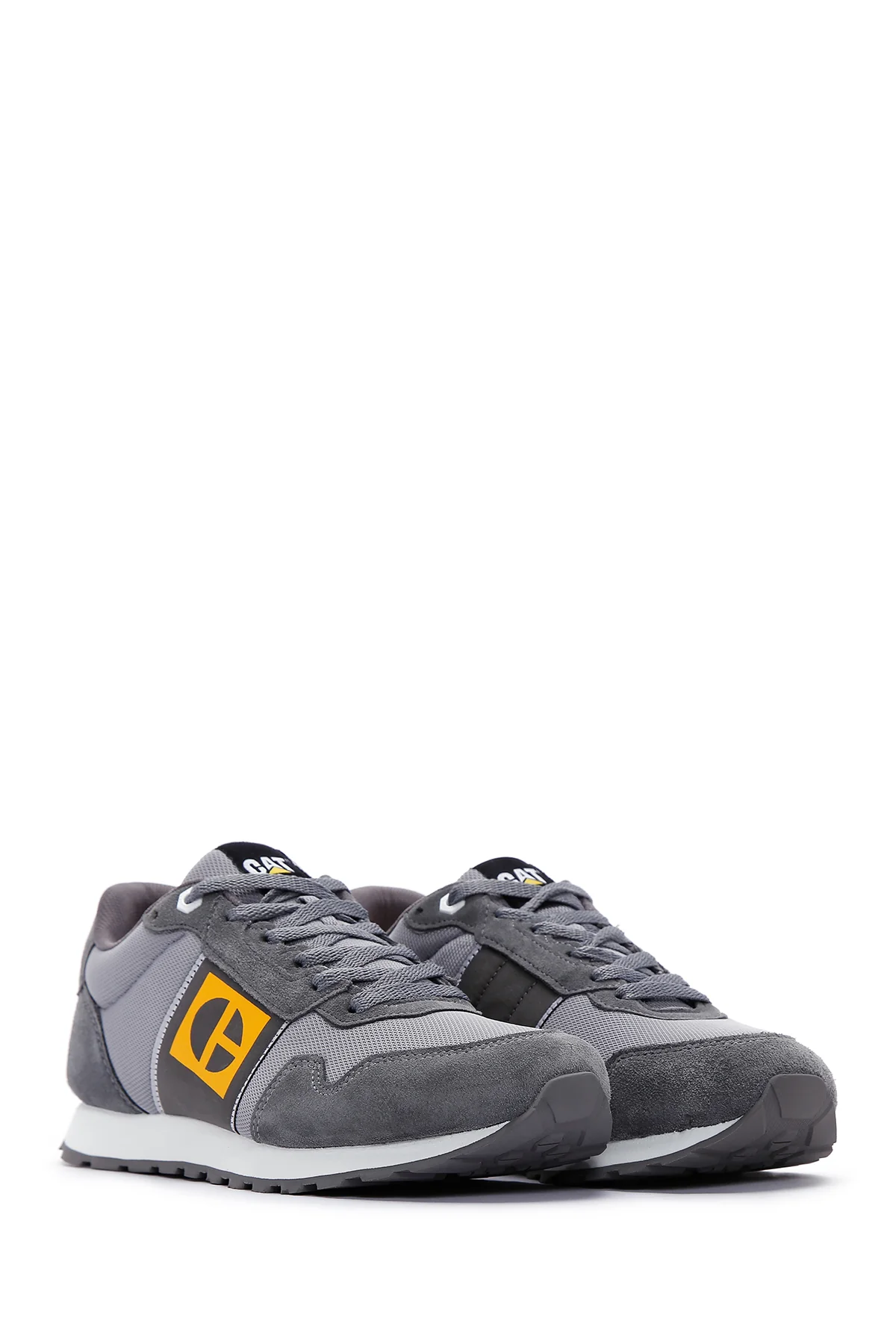 Caterpillar Erkek Gri Shelby Süet Deri Sneaker - Image 3