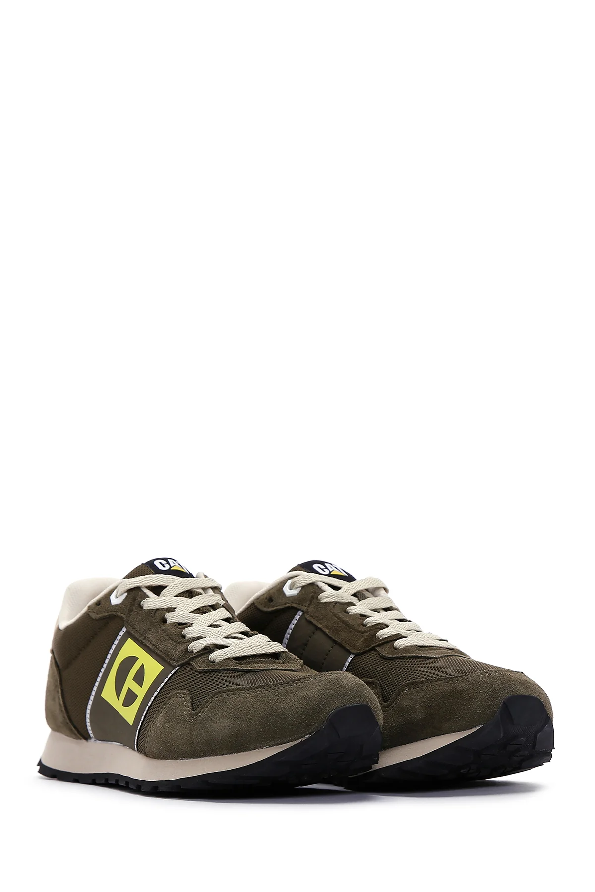Caterpillar Erkek Haki Shelby Süet Deri Sneaker - Image 3