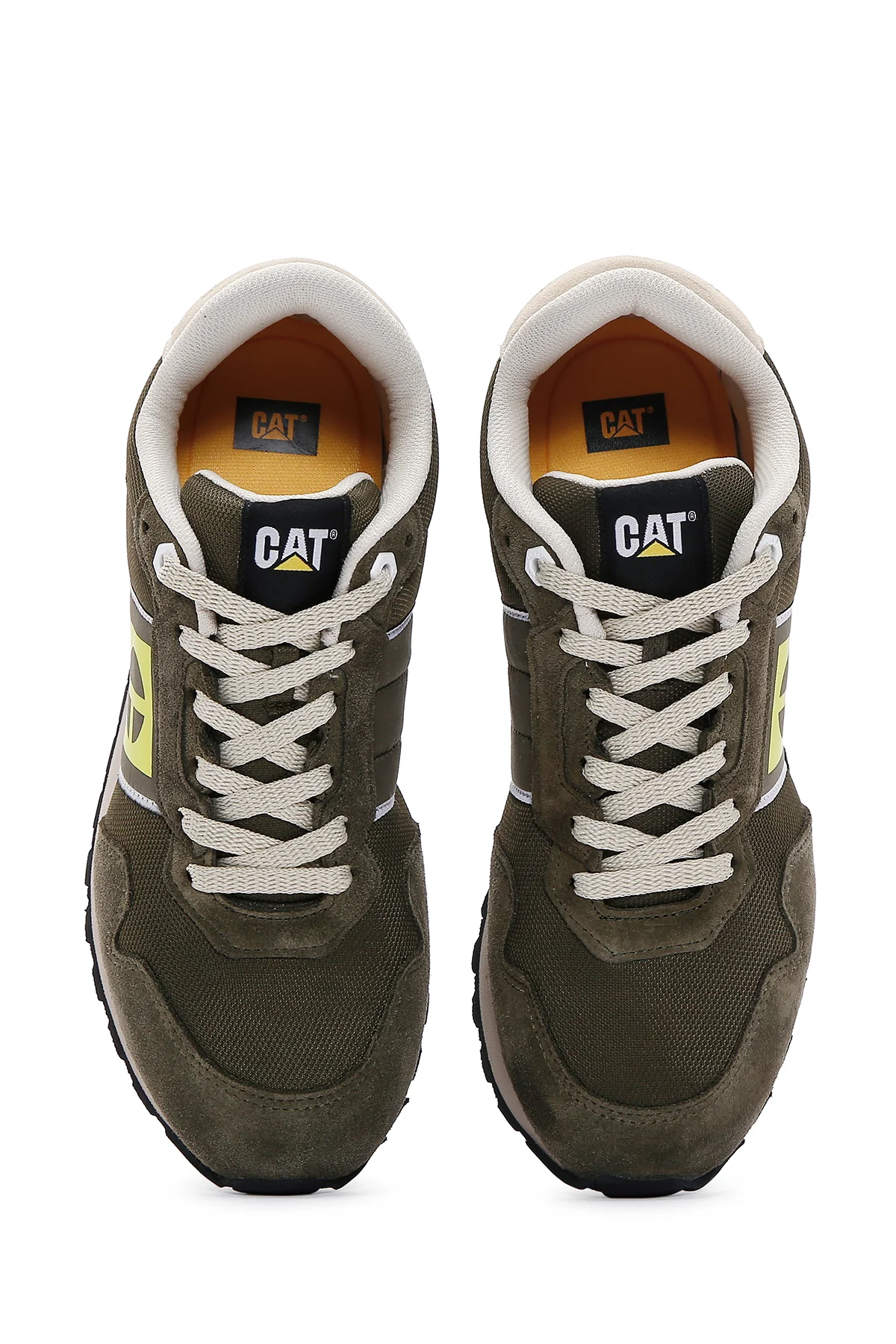 Caterpillar Erkek Haki Shelby Süet Deri Sneaker - Image 6
