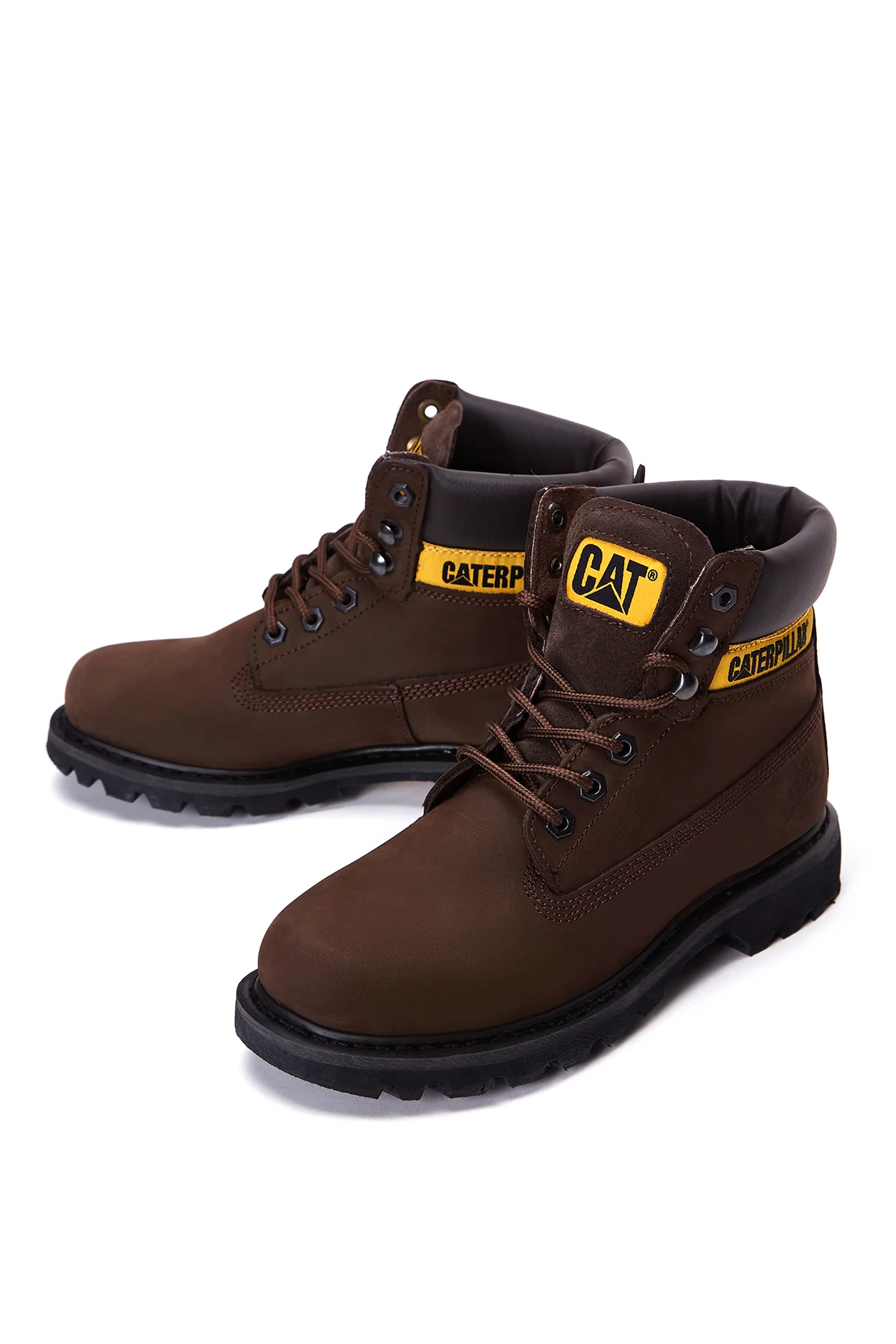 Caterpillar Erkek Kahverengi Colorado Nubuk Deri Bot - Image 3