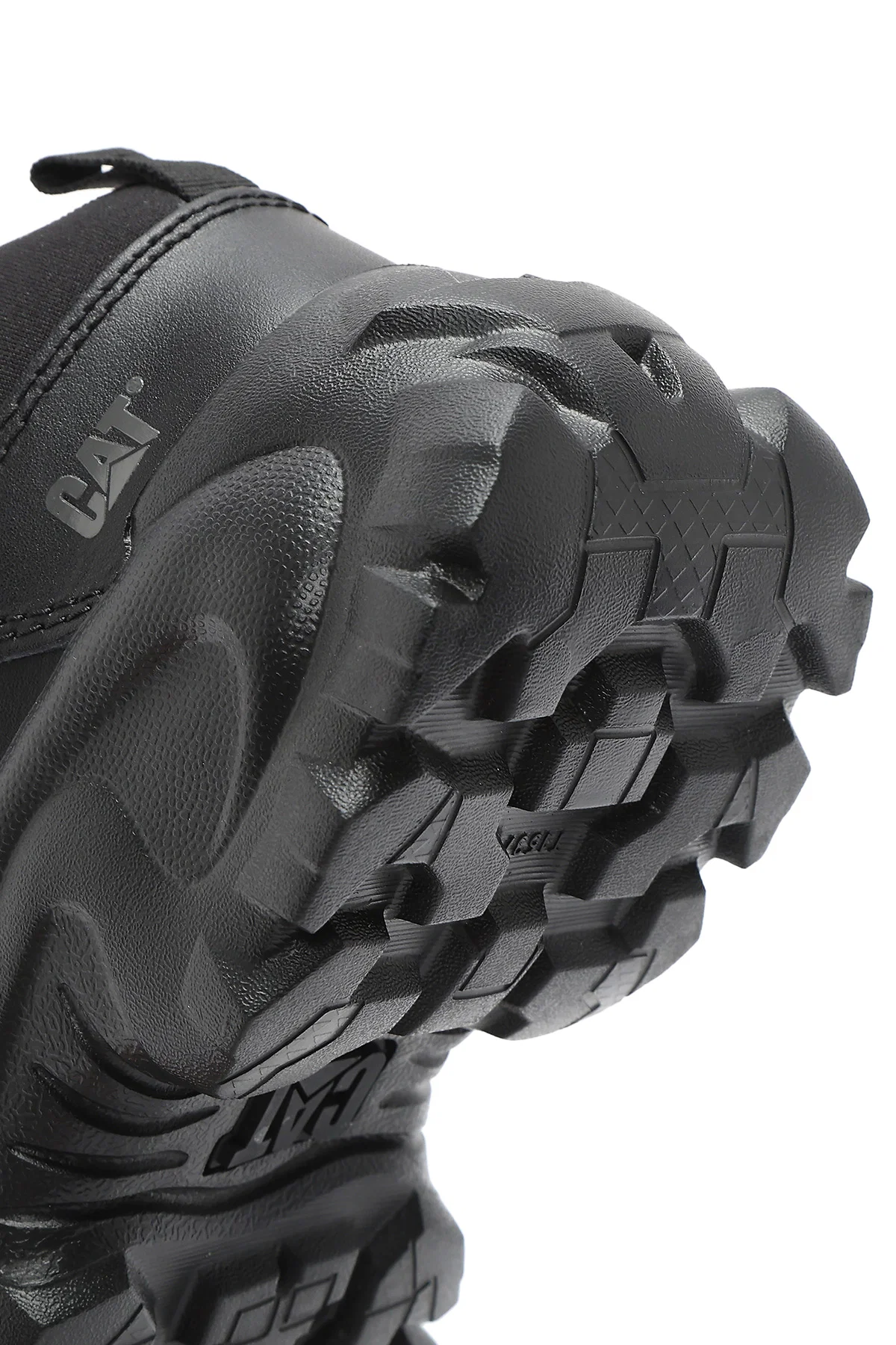 Caterpillar Erkek Siyah Intruder Essential Bağcıklı Kalın Tabanlı Deri Sneaker - Image 7