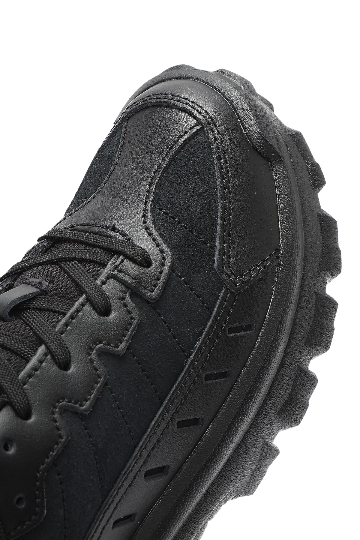 Caterpillar Erkek Siyah Intruder Essential Bağcıklı Kalın Tabanlı Deri Sneaker - Image 8