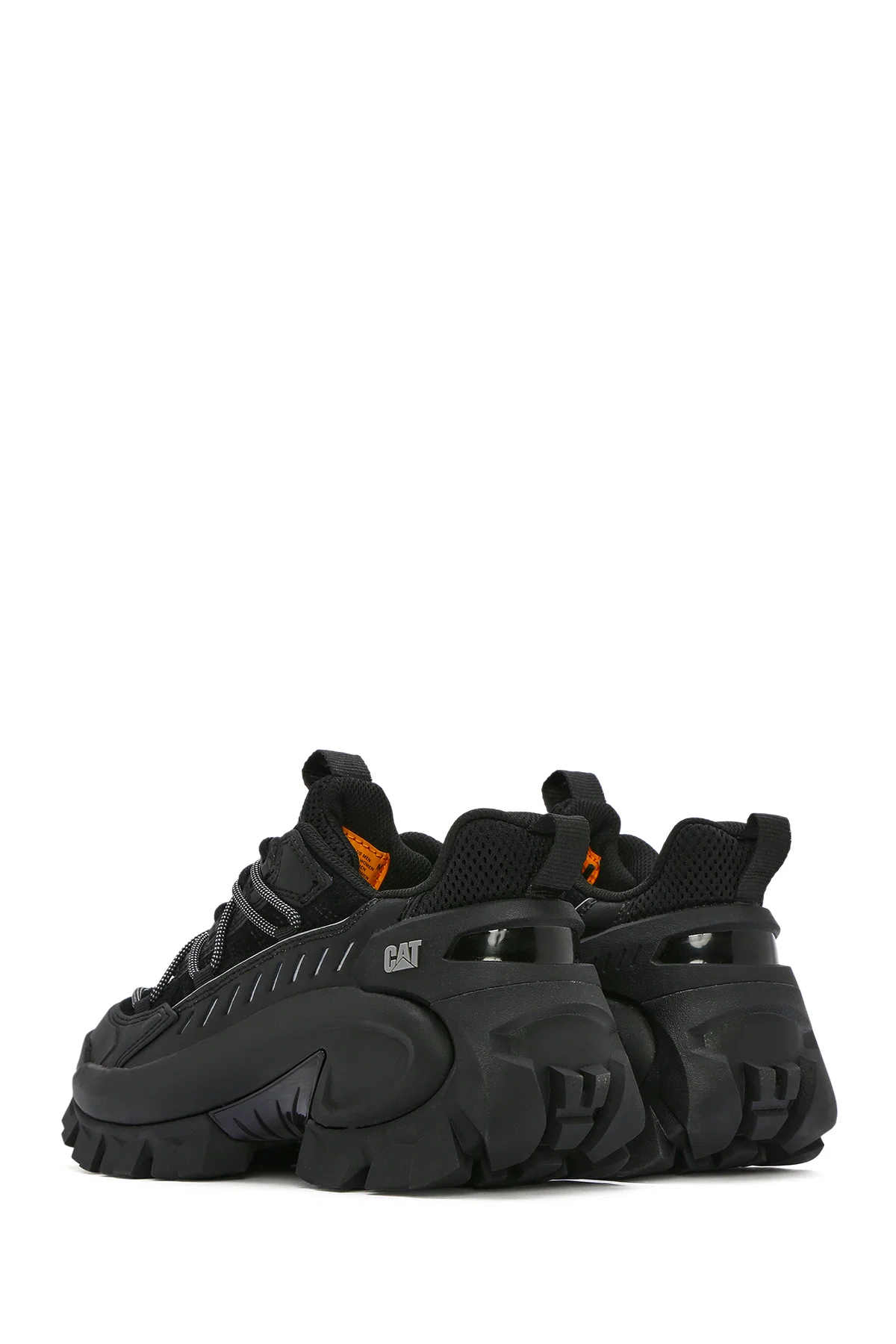 Caterpillar Erkek Siyah Intruder Max Kalın Tabanlı Bağcıklı Süet Deri Sneaker - Image 5