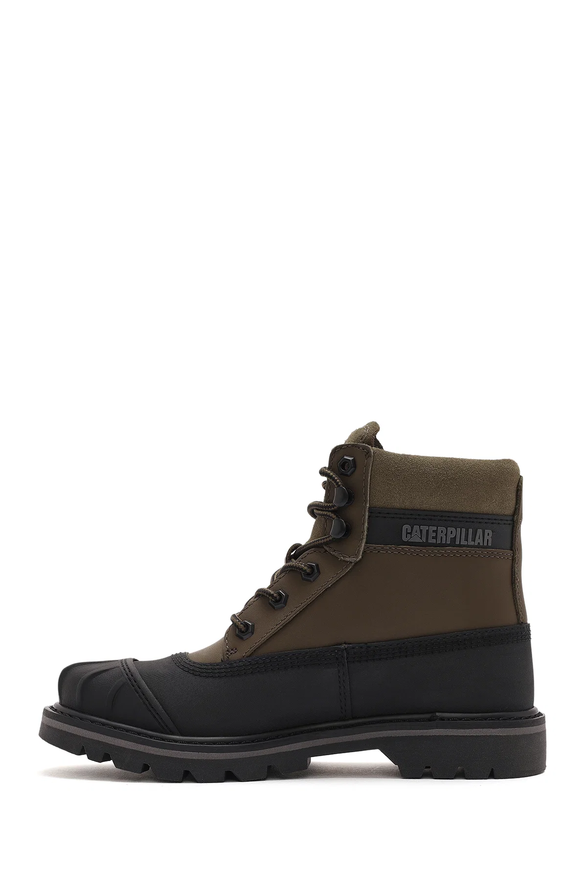 Caterpillar Erkek Yeşil Colorado Galosh Wp Bağcıklı Deri Postal Bot - Image 2