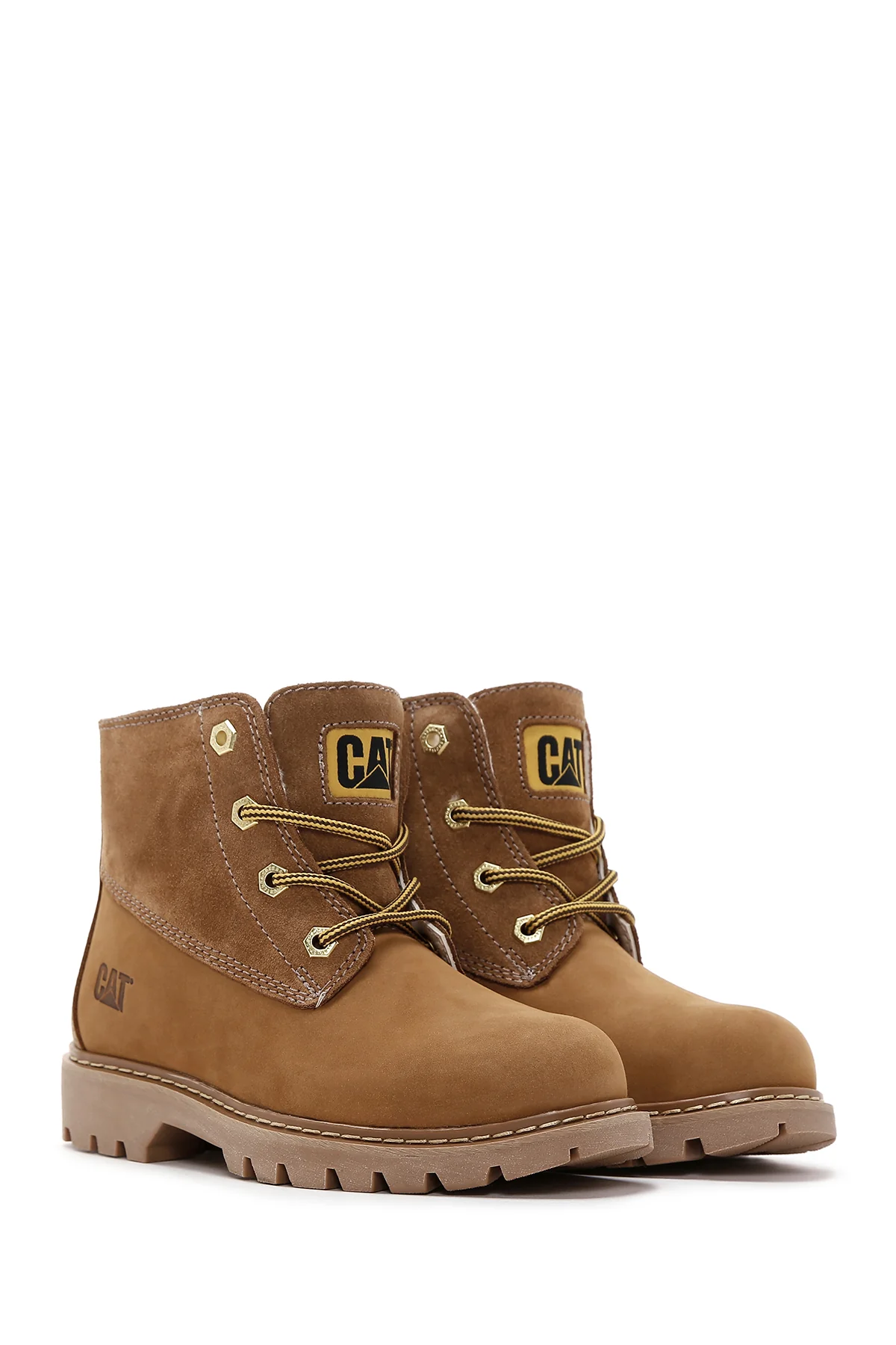 Caterpillar Kadın Camel Vermont Fur Nubuk Deri Bot - Image 4