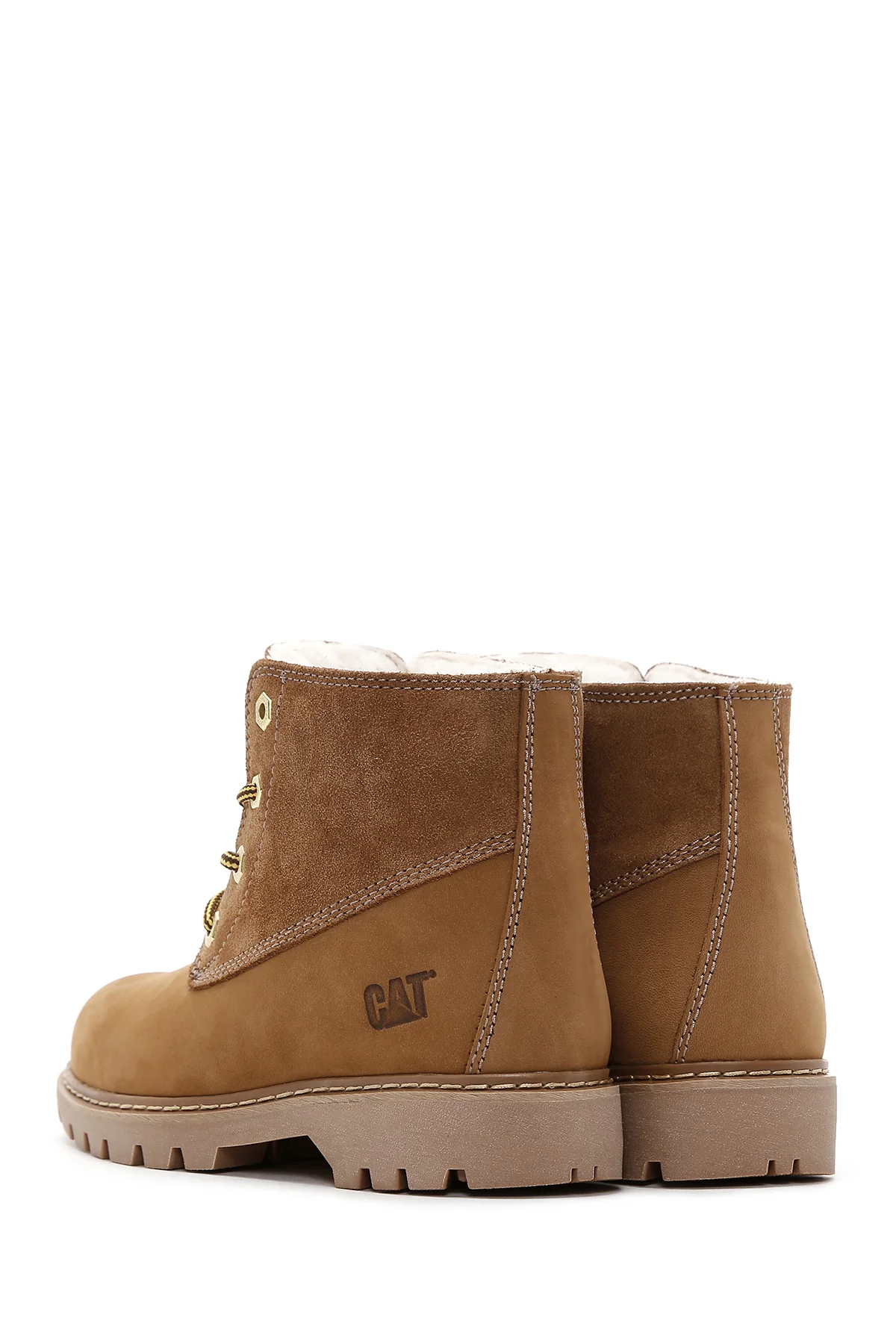 Caterpillar Kadın Camel Vermont Fur Nubuk Deri Bot - Image 6