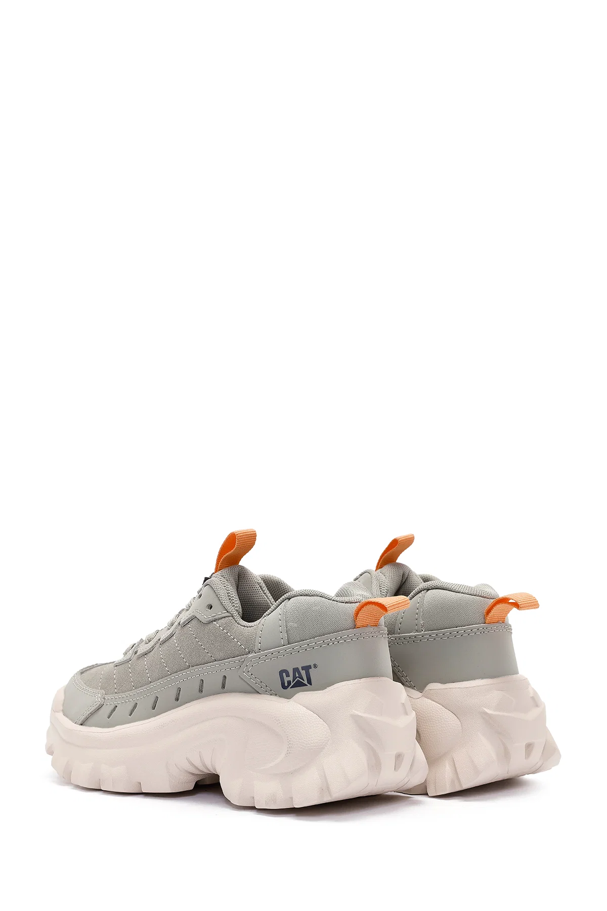 Caterpillar Kadın Gri İntruder Essential Bağcıklı Süet Deri Sneaker - Image 5