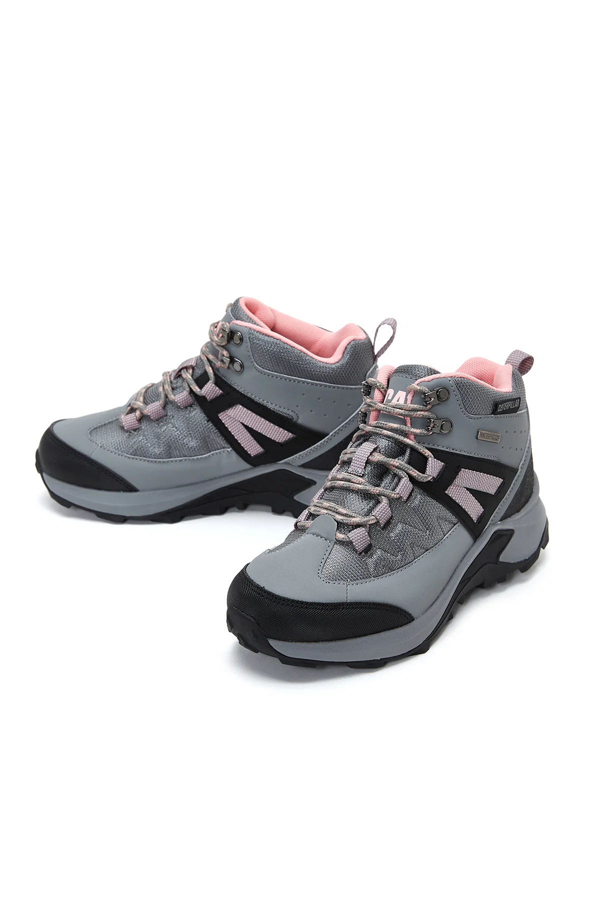 Caterpillar Kadın Gri  Waterproof Deri Outdoor Sneaker - Image 3