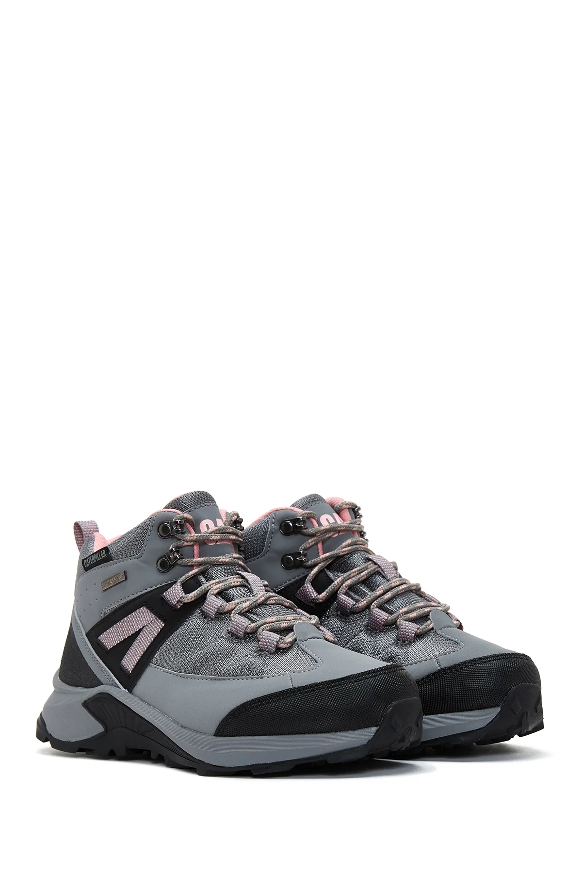 Caterpillar Kadın Gri  Waterproof Deri Outdoor Sneaker - Image 4