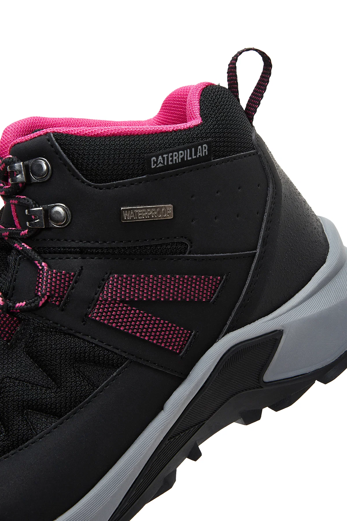 Caterpillar Kadın Siyah  Waterproof Deri Outdoor Sneaker - Image 7