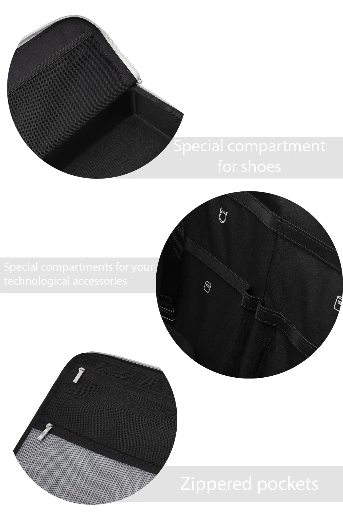 D-Pack Unisex Gri Kabin Boy Valiz - Image 10