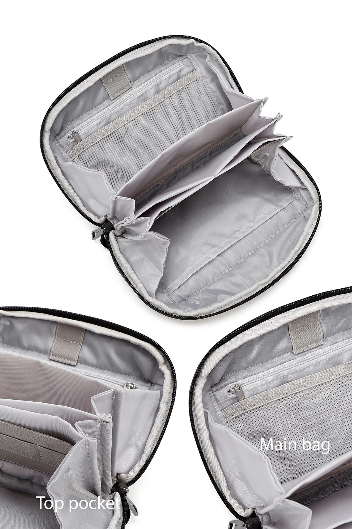 D-Pack Erkek Gri Kumaş El Çantası - Image 3